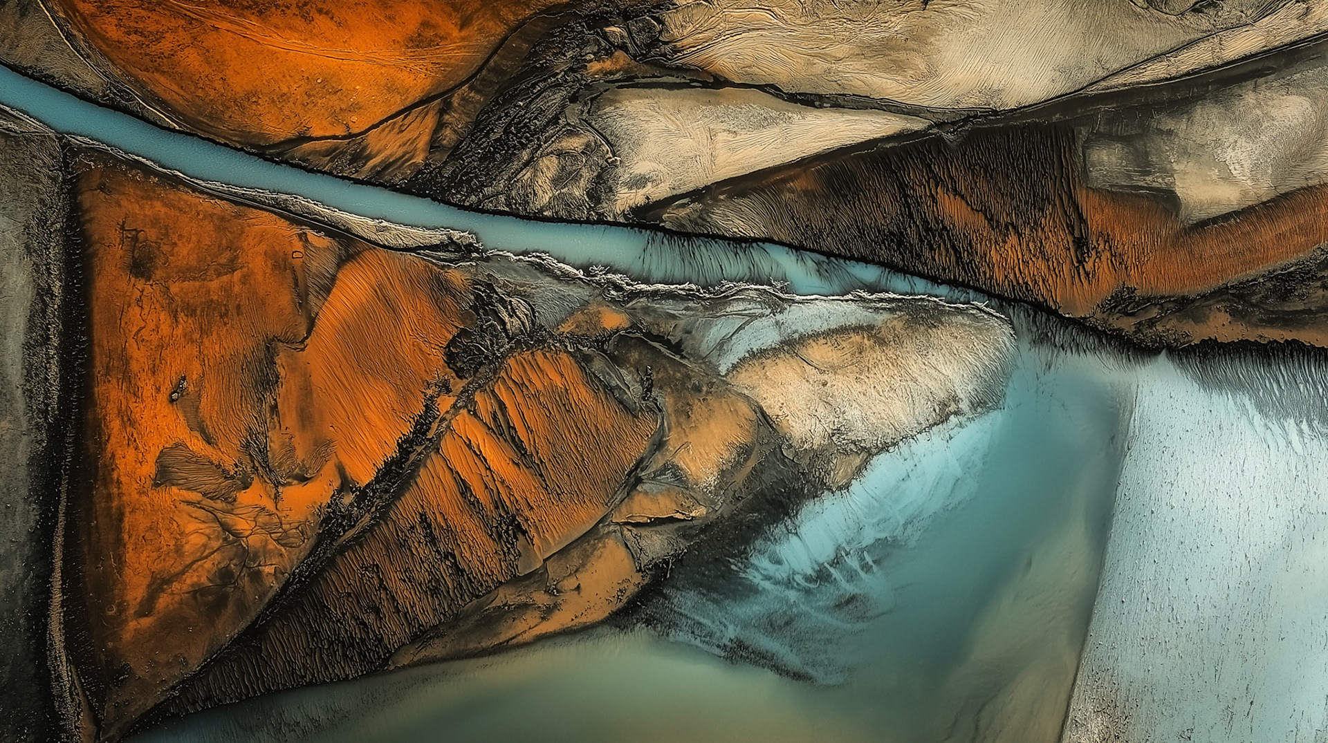 A abstract photo of a river, gursky style, ar - 21:9 --ar 16:9 --v 6.1 Job ID: efef5465-3c92-4f30-aafe-27f5ec82294d