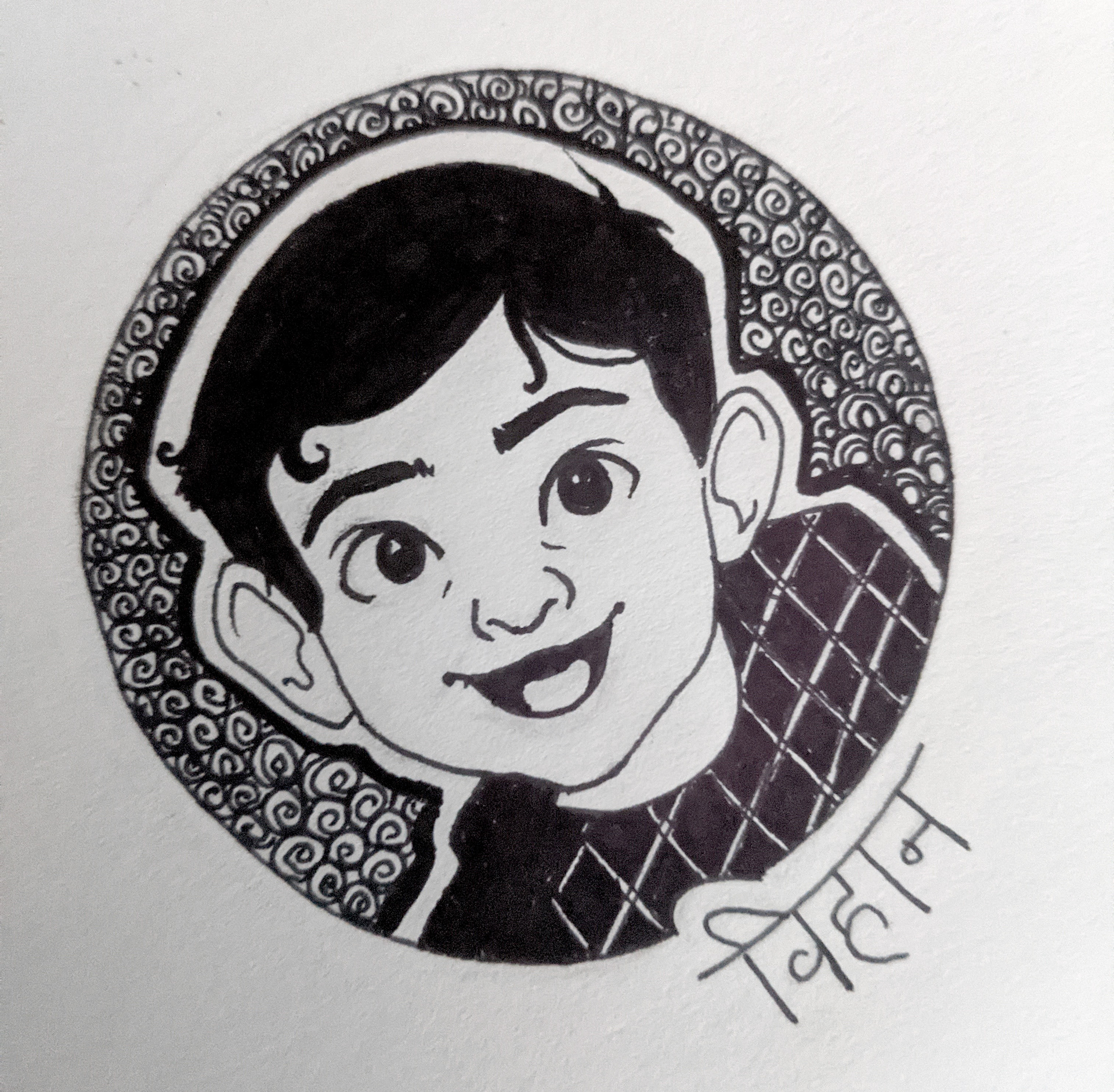 4x4 Ink button design