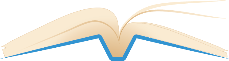 Illustration of open book
