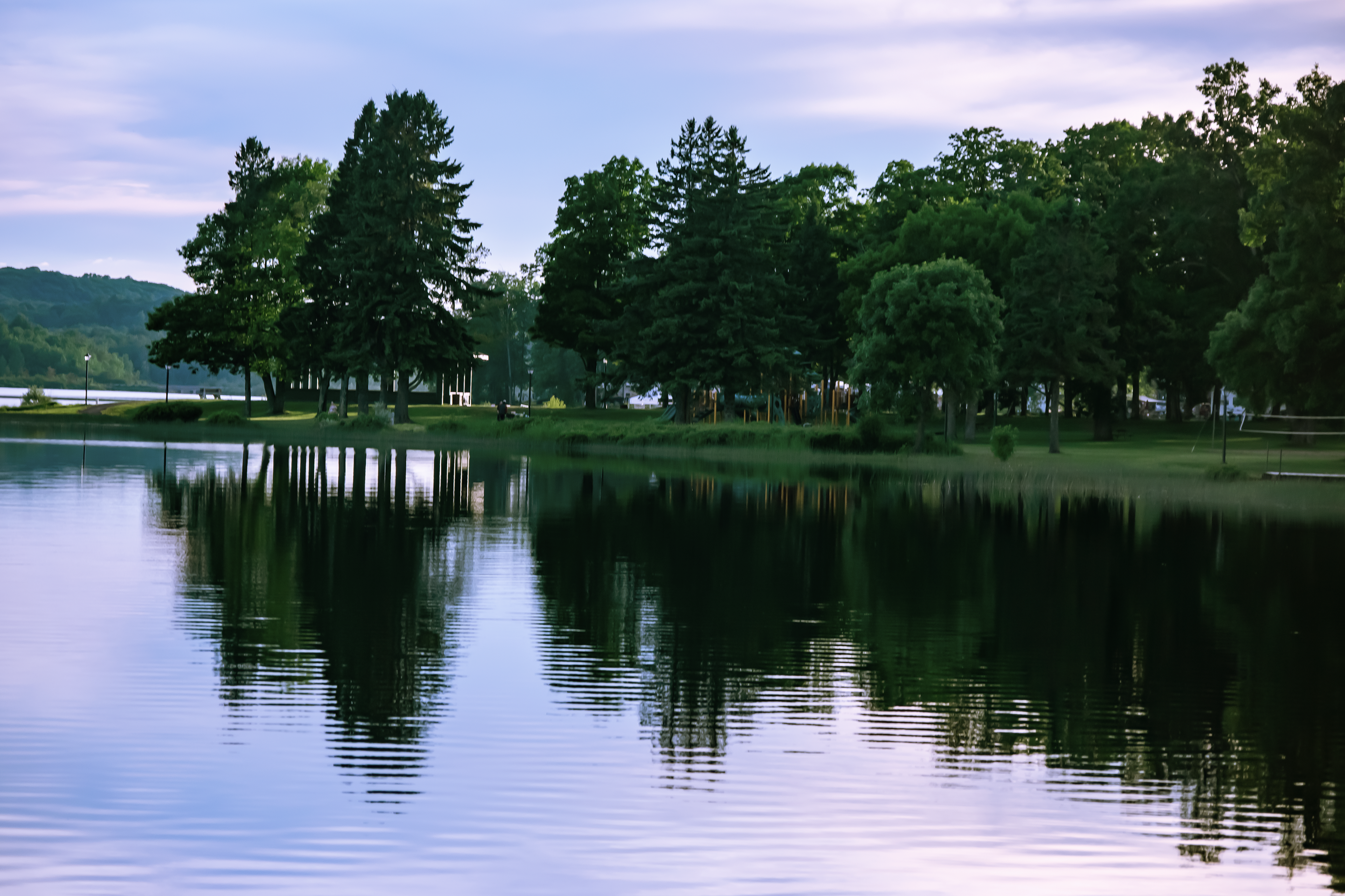 Reflection of Trees, Wakefield, Michigan.