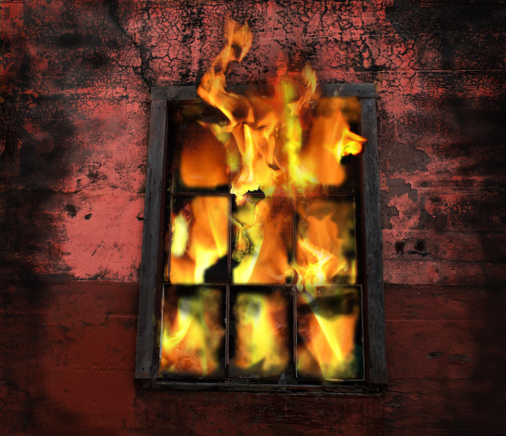Window/Fire composite.