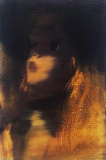 Oil on canvas  15x40
