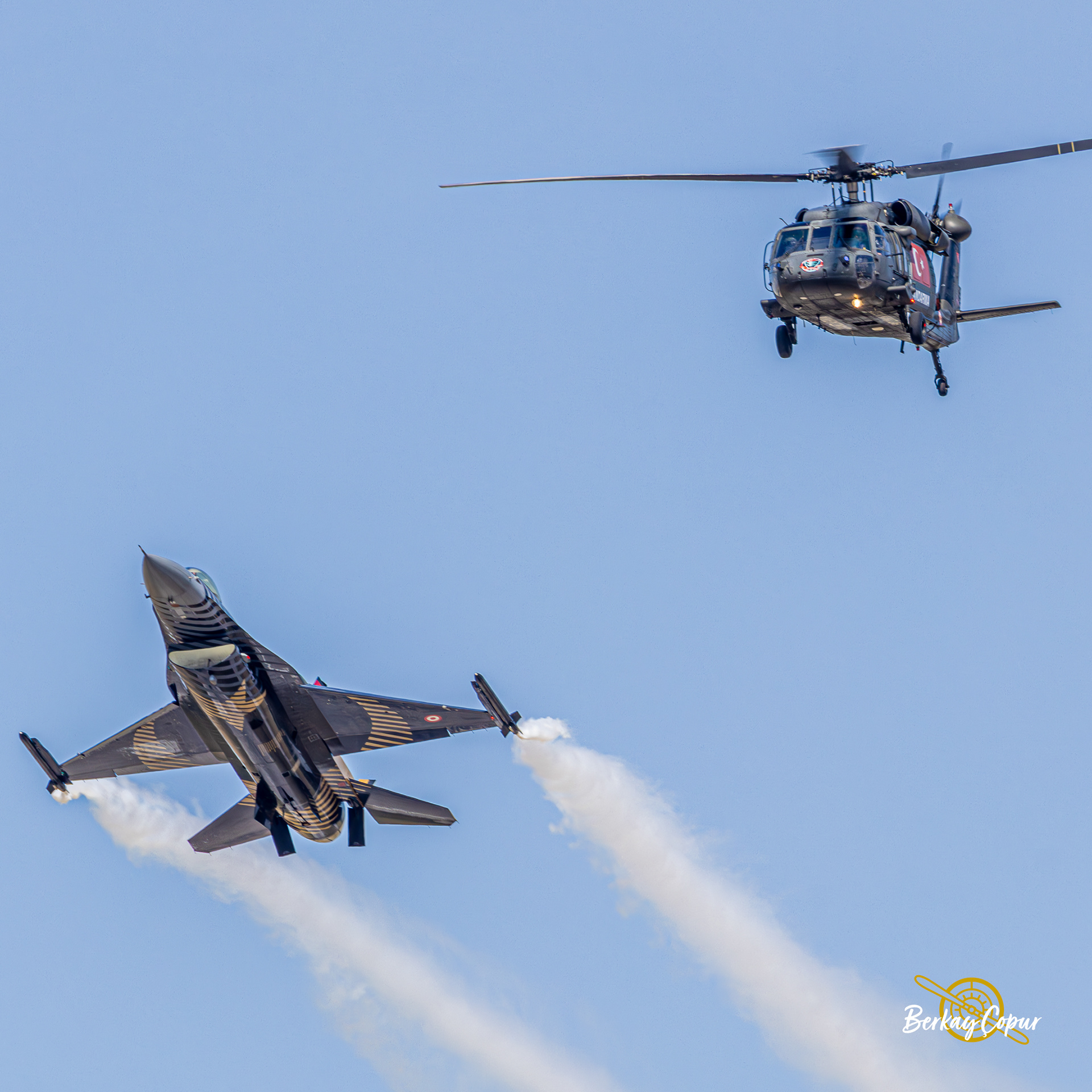 SOLOTÜRK F-16 / Çelik Kanatlar Sikorsky S70