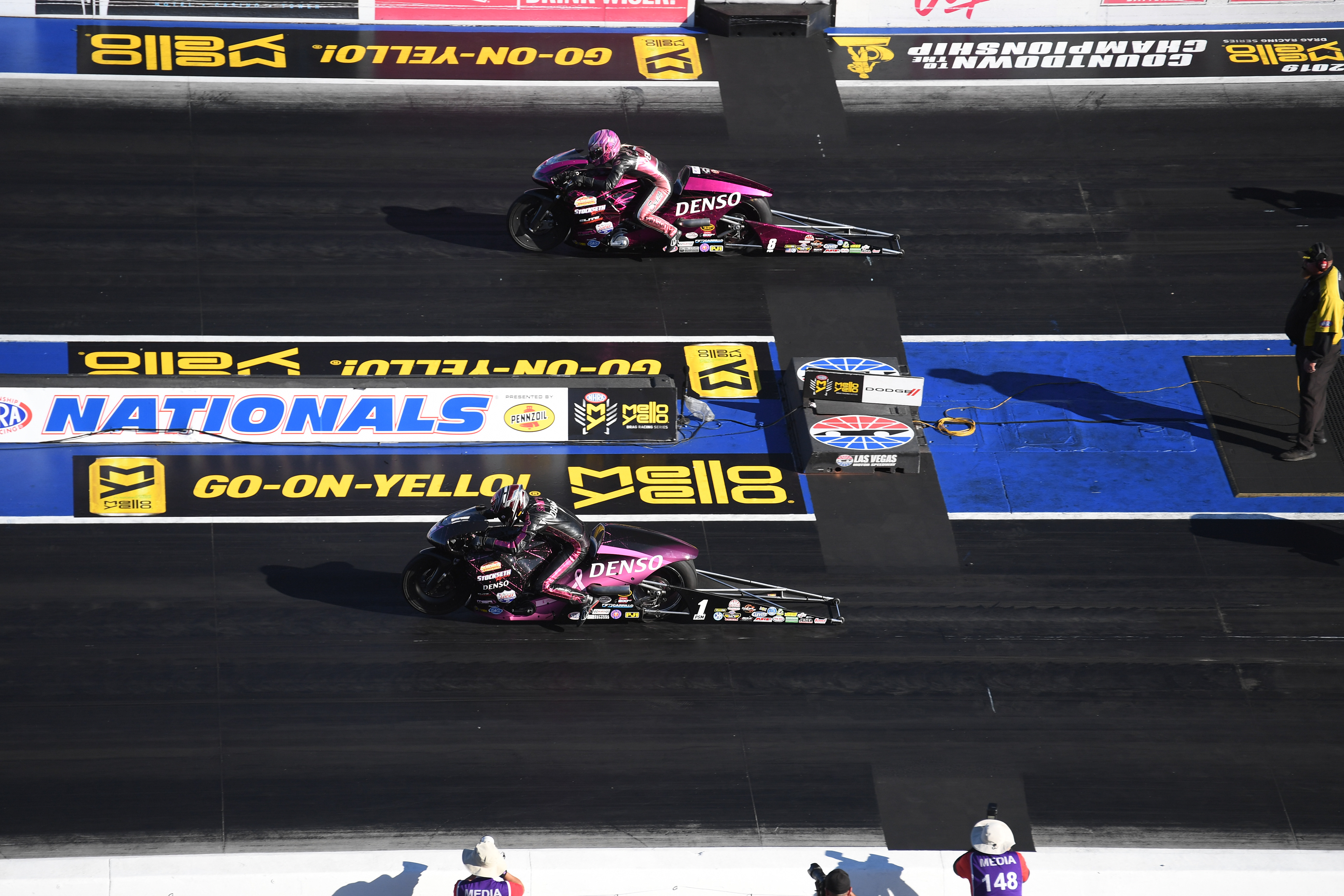 On the far lane is Matt's wife Angie. I designed her paint scheme as well.
