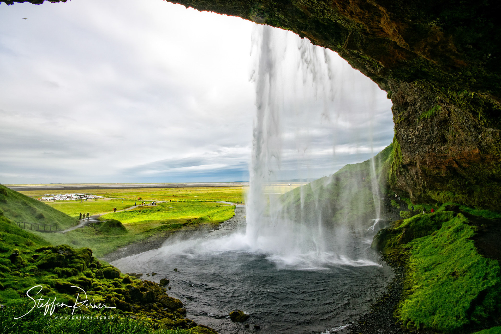 Waterfall Seljalandsfoss, Iceland