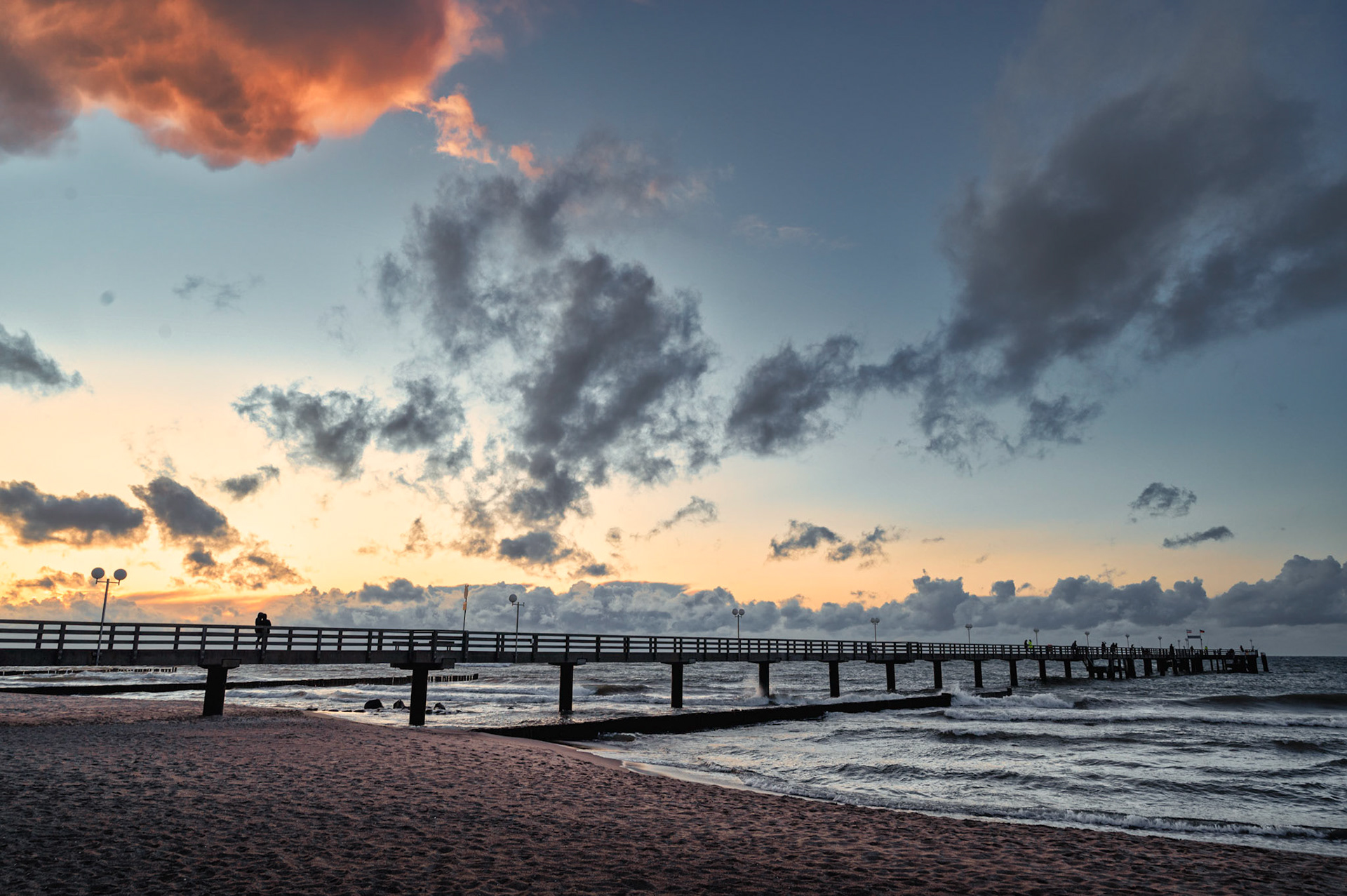 Sunset at Baltic Sea