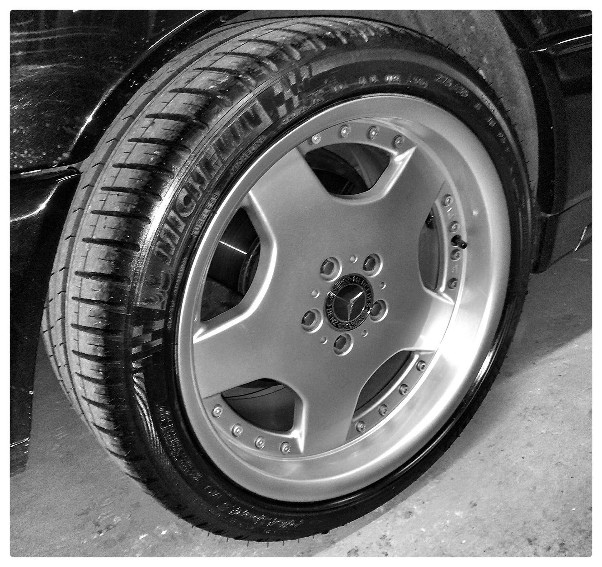 Jun 2nd - Wheels damaged by new tyre fitting - repaired