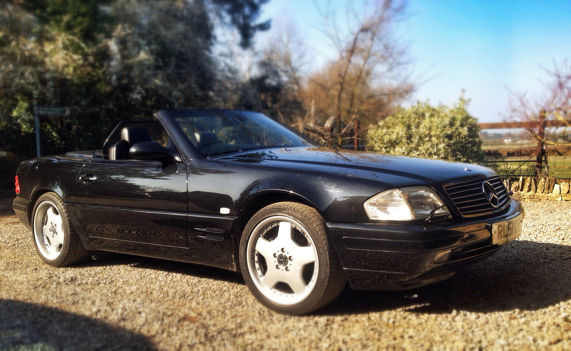 Mar 9th - Lovely spring day - top down first time this year.