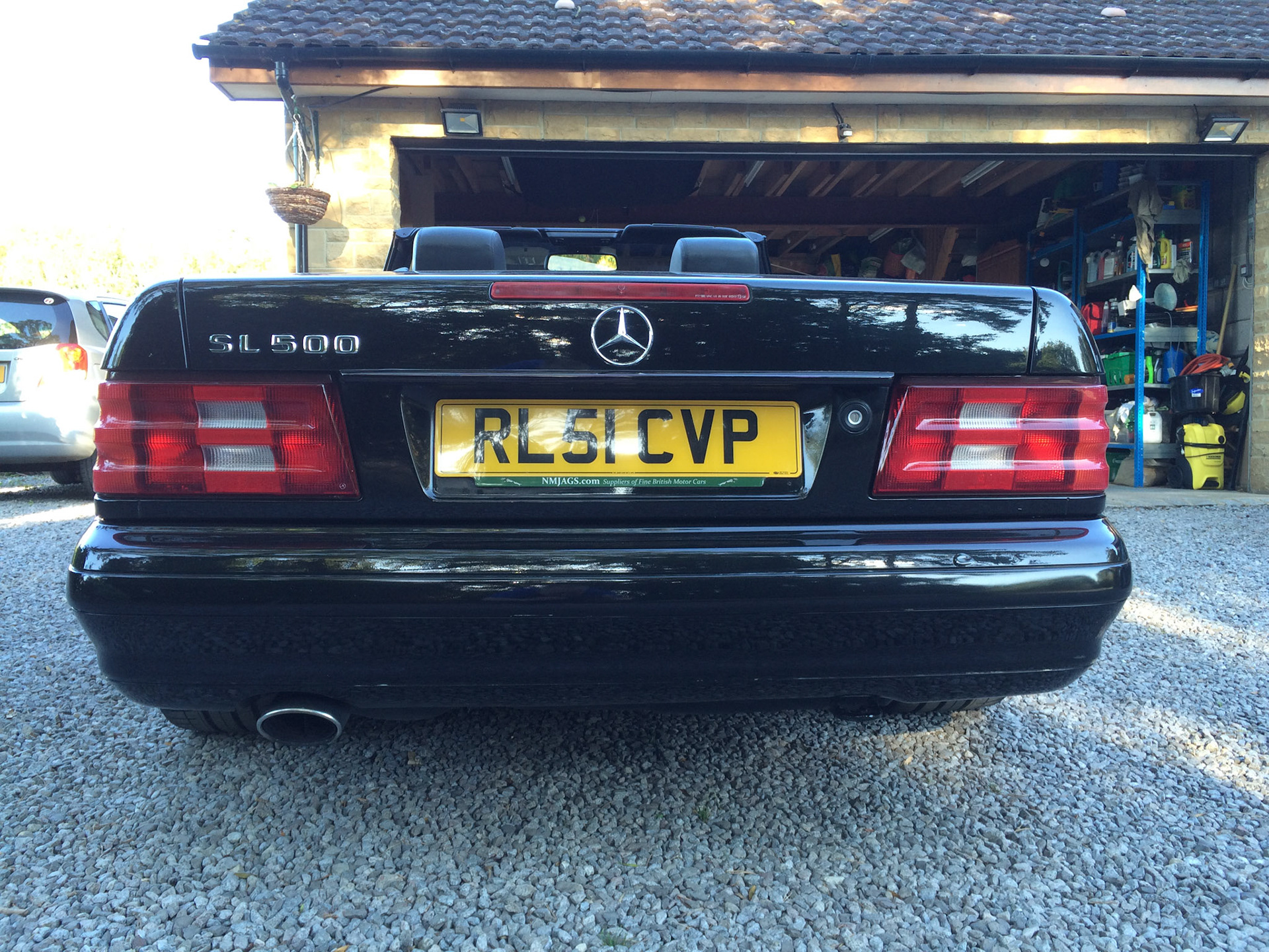 Rear end and custom exhaust