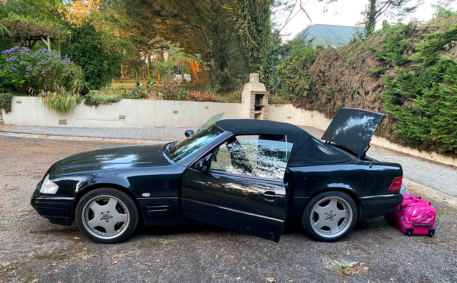 On holiday in Brittany - packing to go home