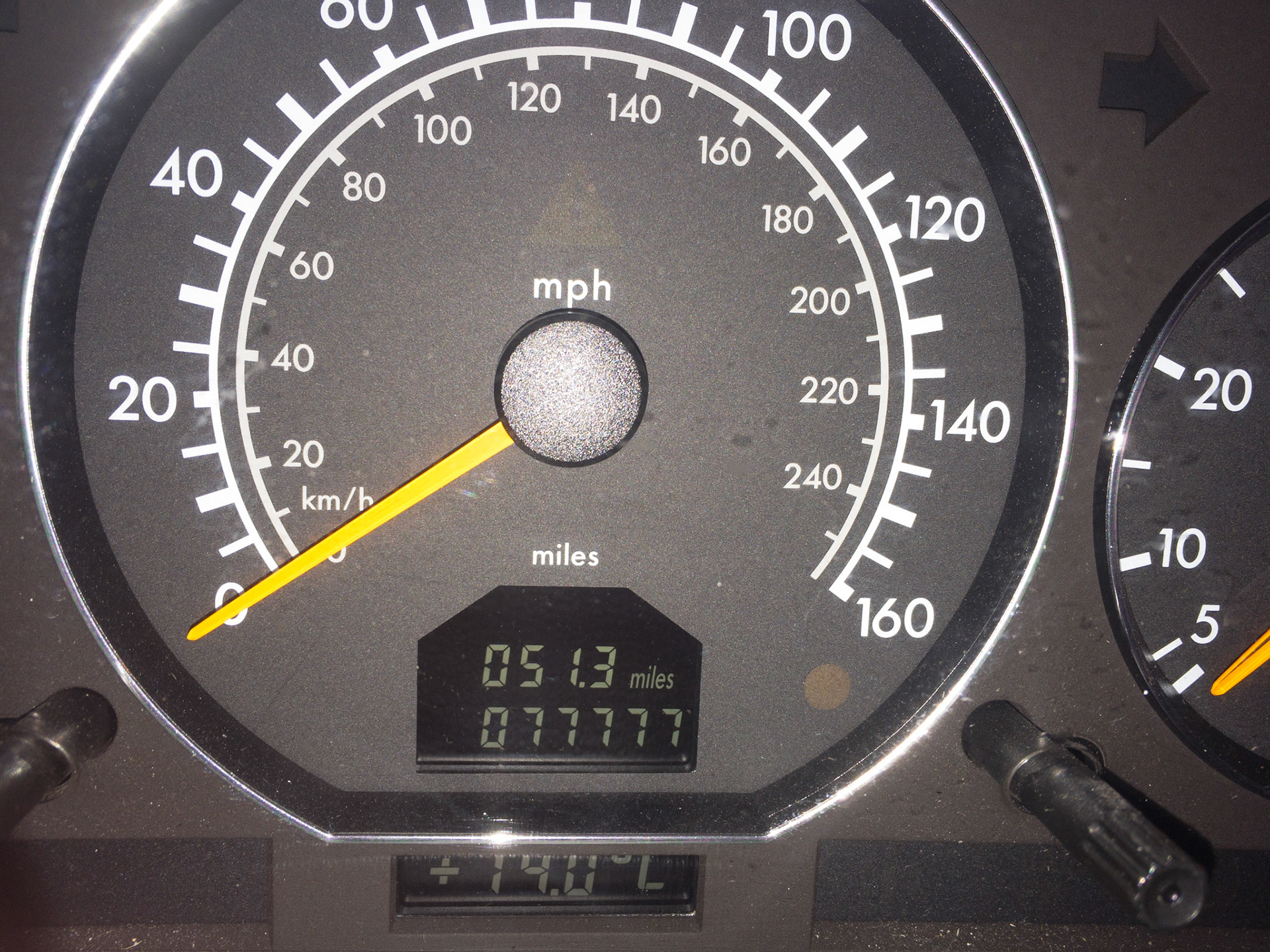 Sep 20th 77777 miles on the Merc