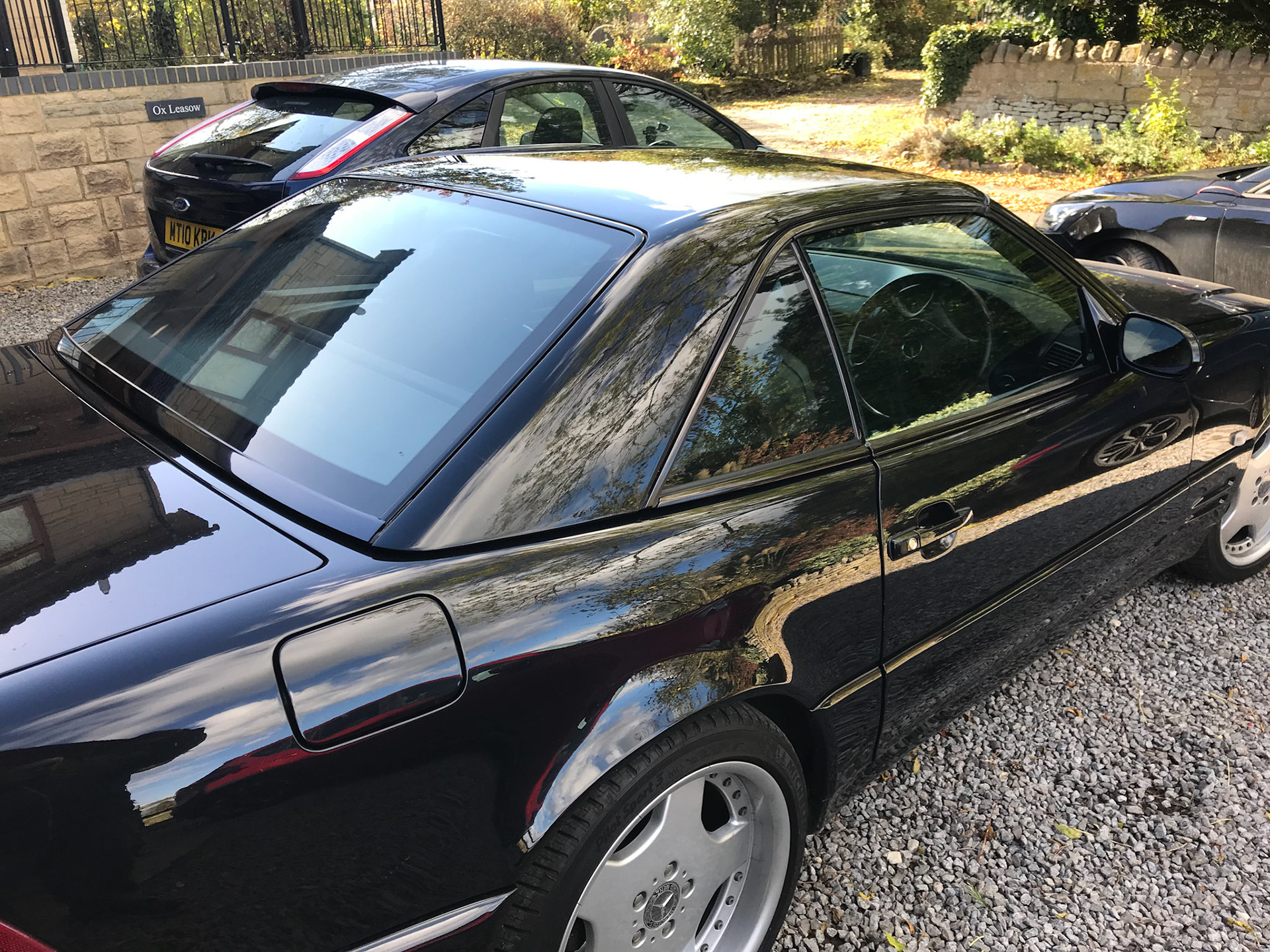 Oct 28th - Time for the hardtop to go on the SL