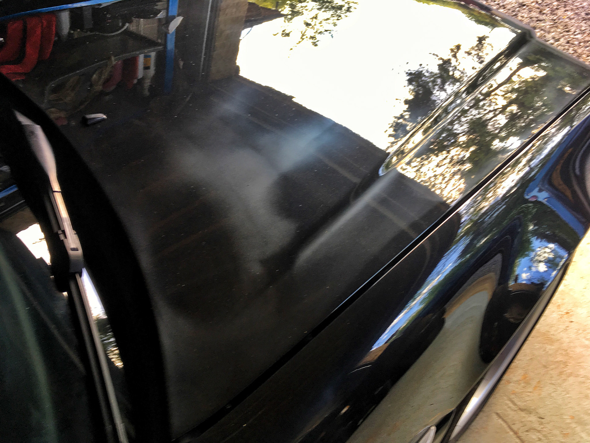 May 15th - Issues with paintwork - car booked in for rework