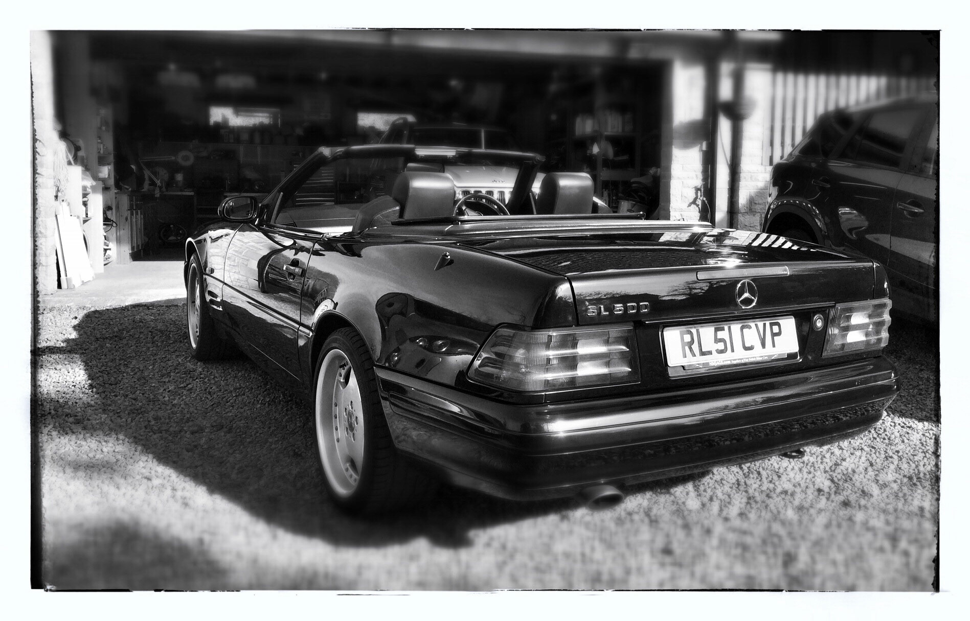 Mar 22nd - Top down on the Merc - first time this year.