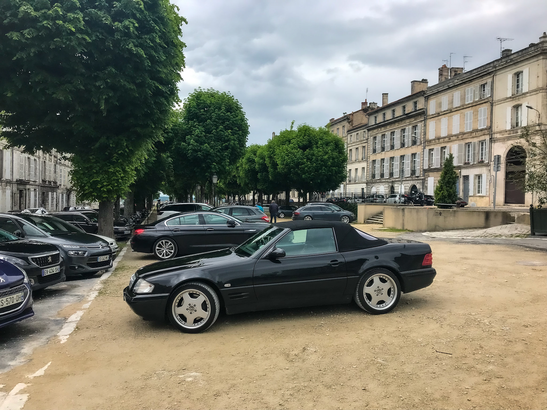 Just to prove we did take the Merc (to France)