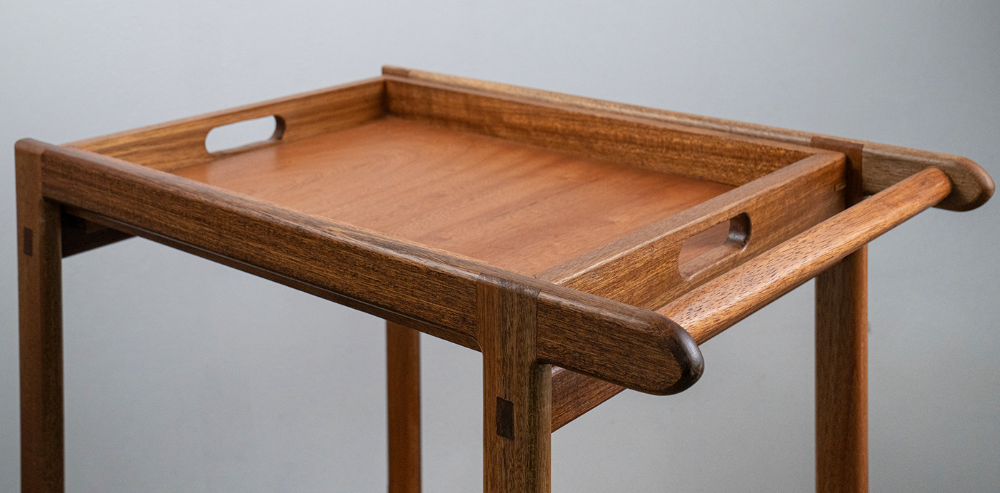 custom wooden handcrafted trolley furniture malaysia