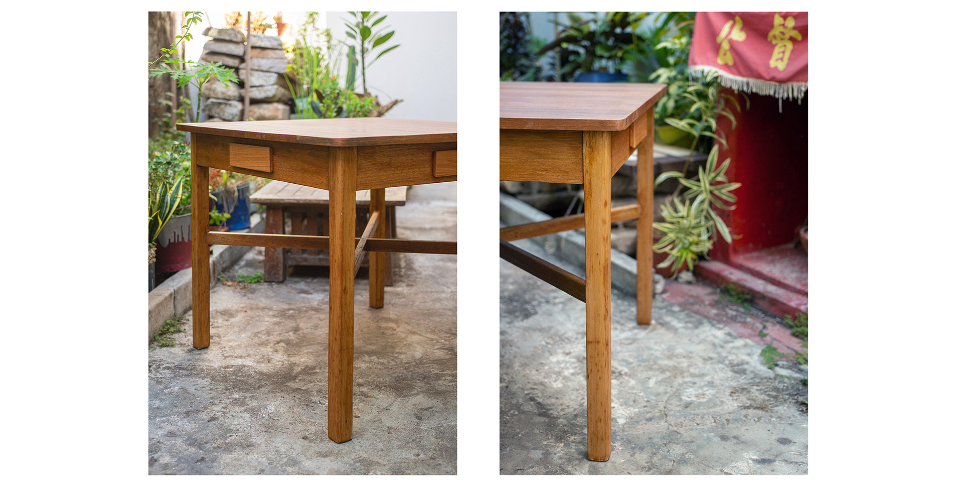refurbished restoration custom wooden furniture mahjong table