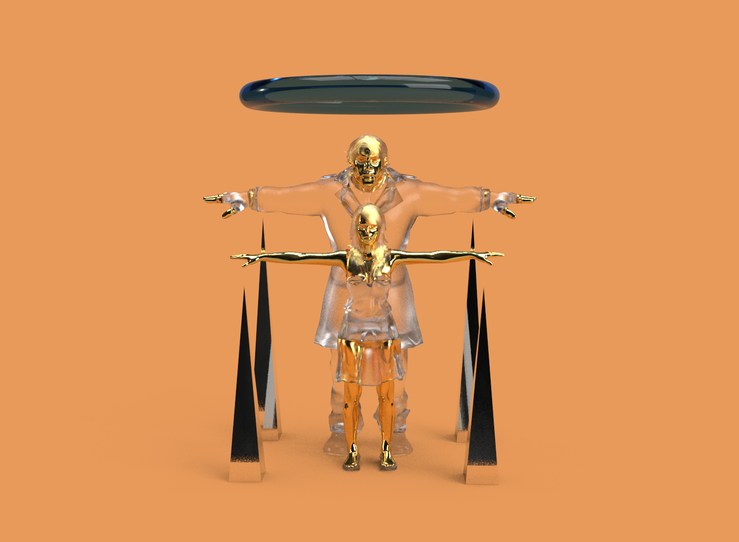 abstract render of people