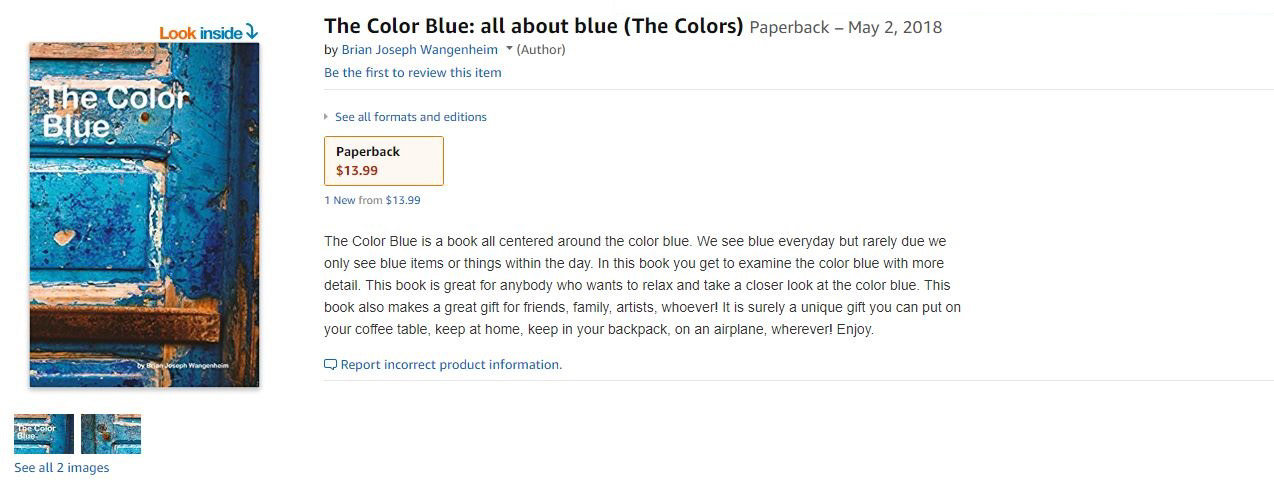 The Color Blue: all about blue