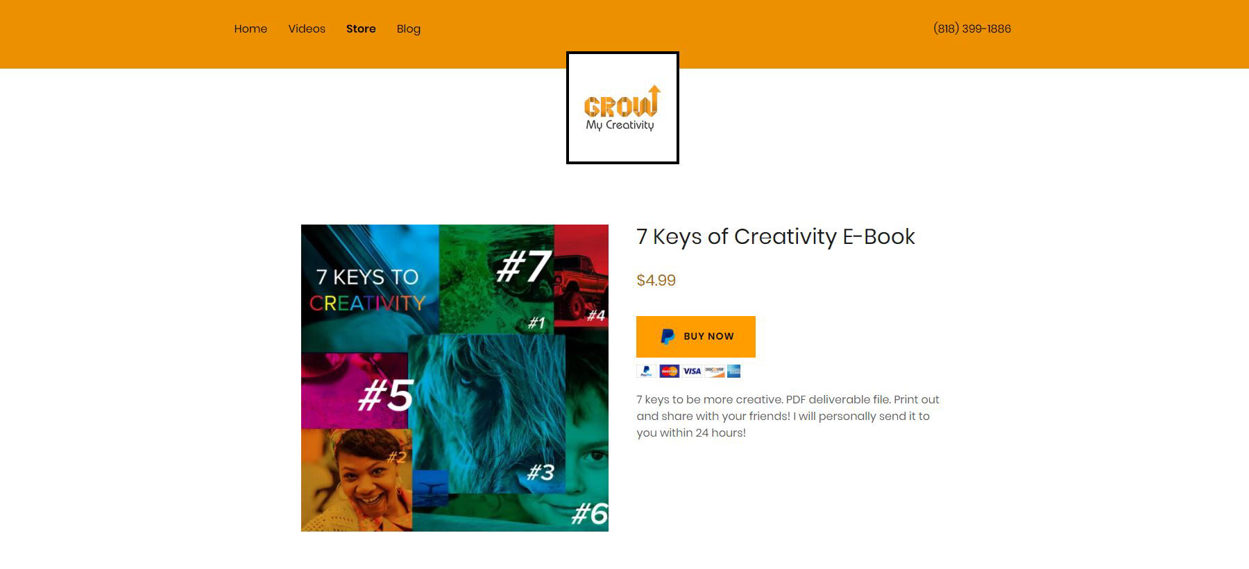 Grow My Creativity Book