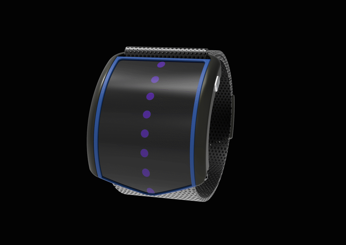Information flows towards the user via bone conduction