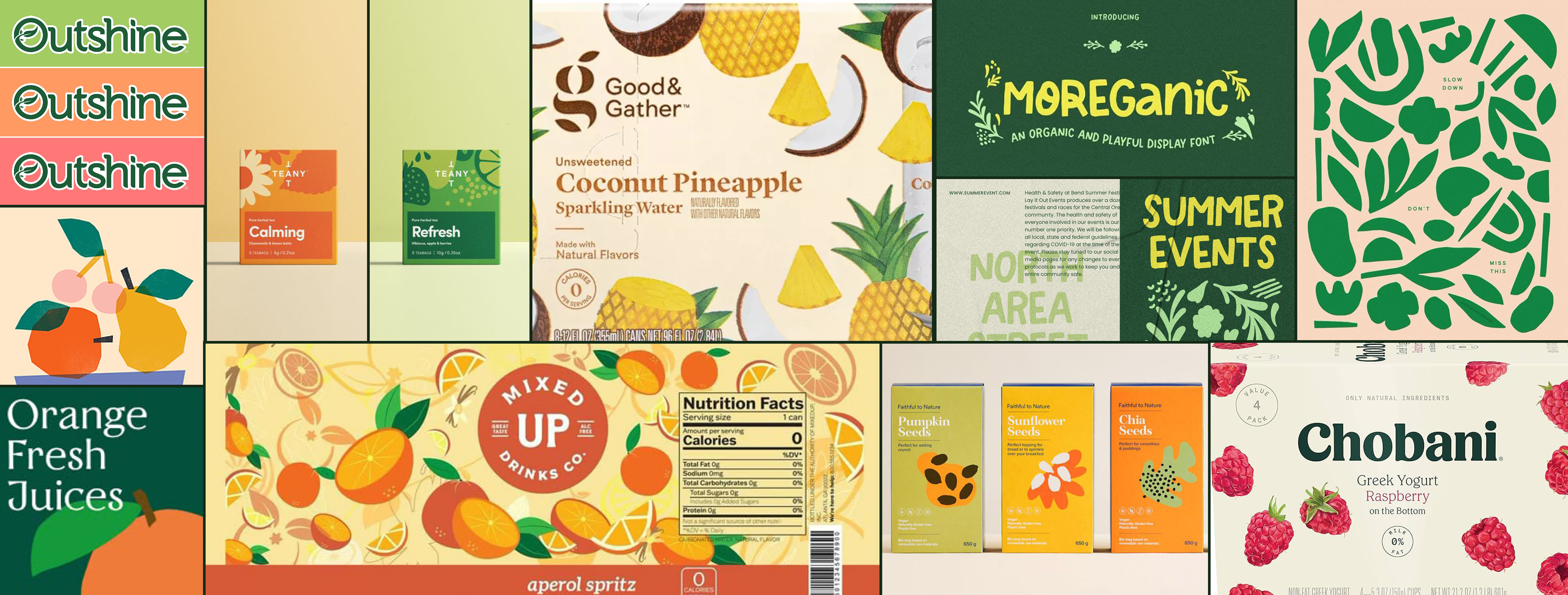 Outshine Rebrand Styleboard