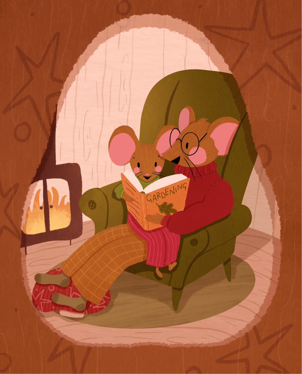 Little Gardener & Grampa Mouse