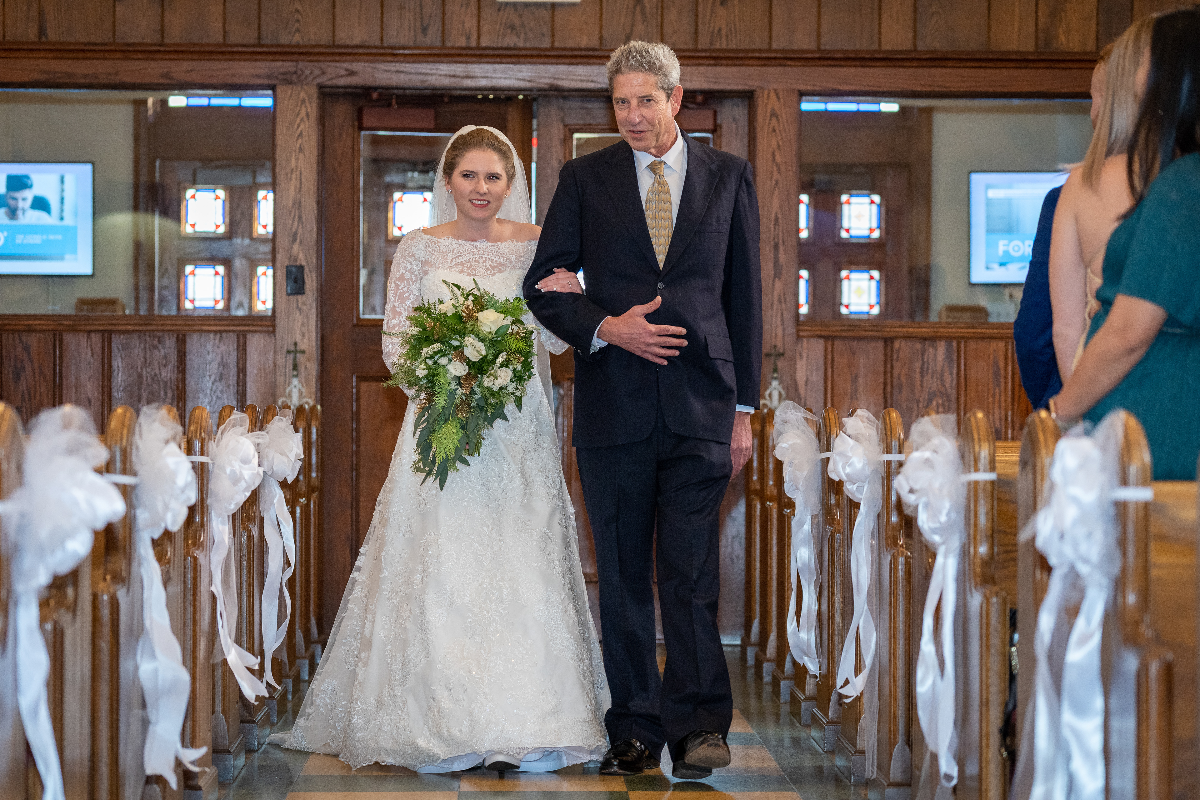 Walking down the aisle