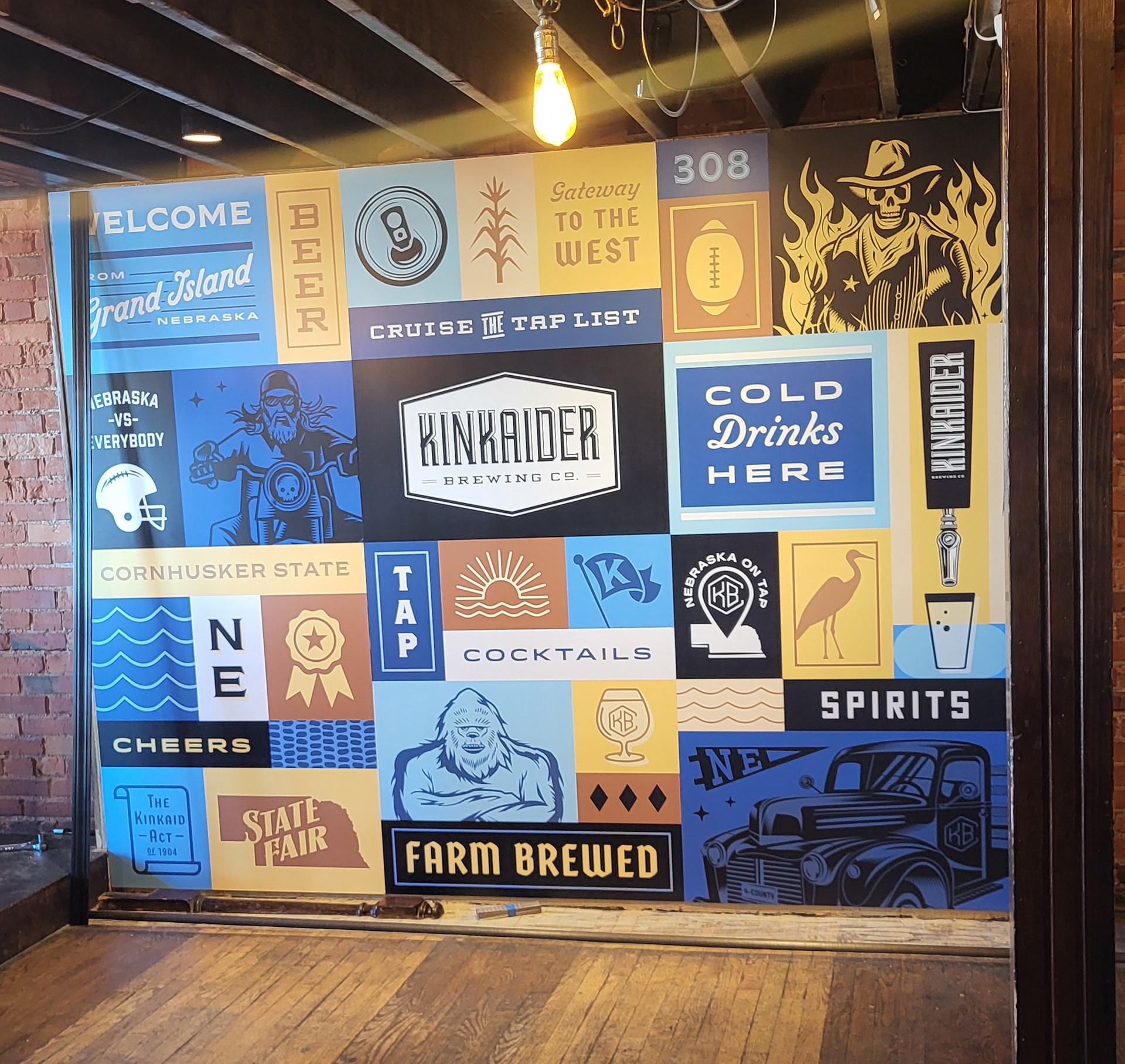 KBC GI - Bar Mural - Printed PVC