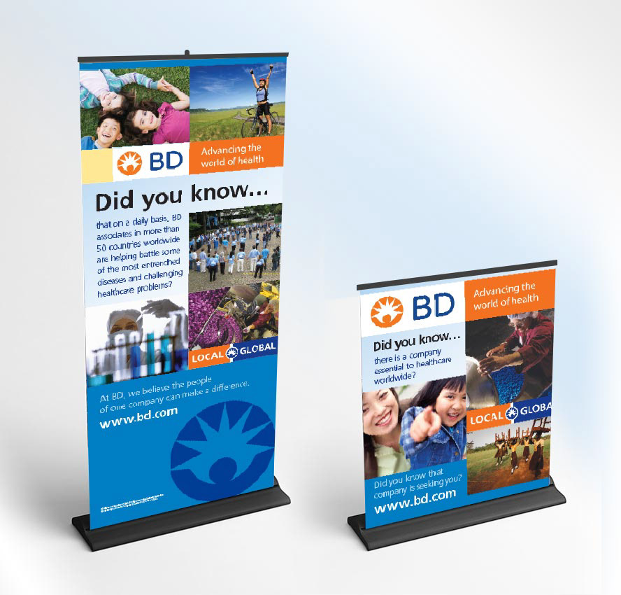 Career fair popup banners