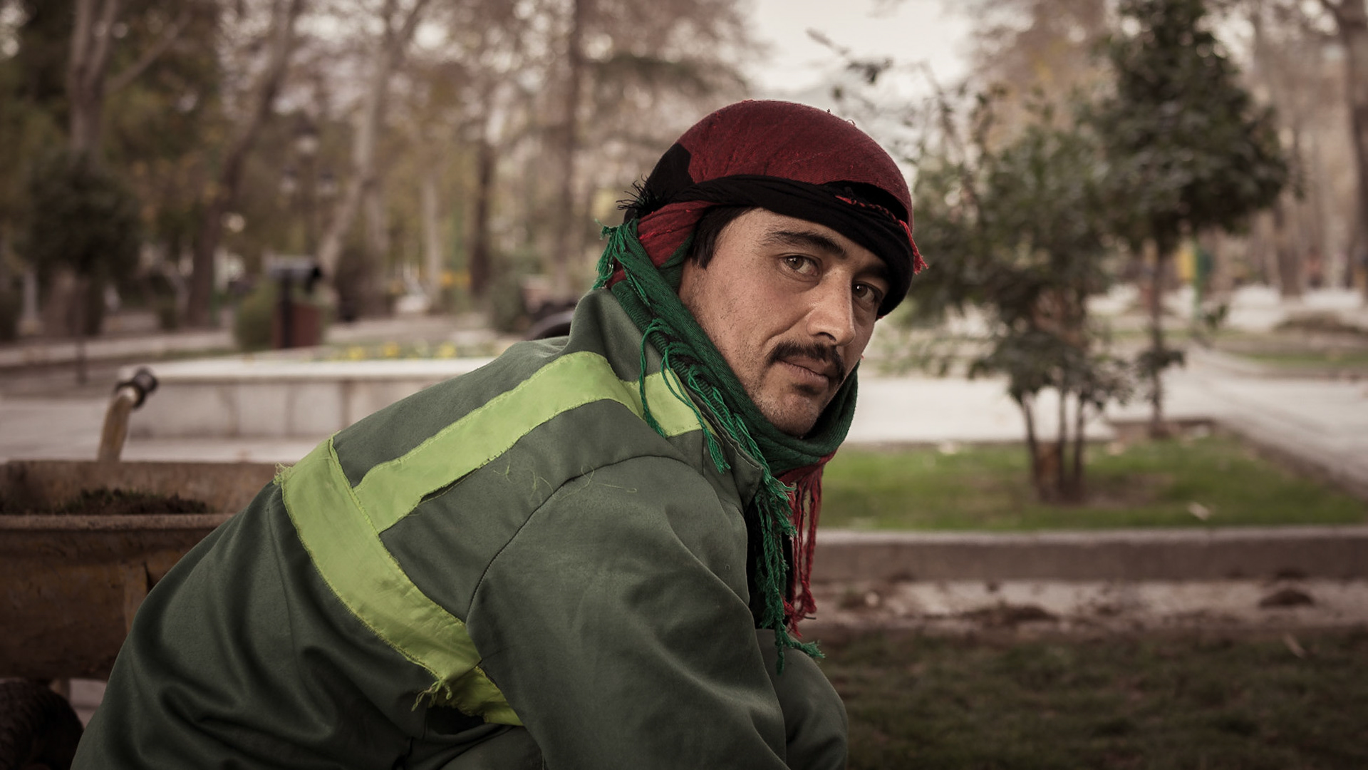Afghan worker trying to supports his family by working away from his country. Tehran, Iran