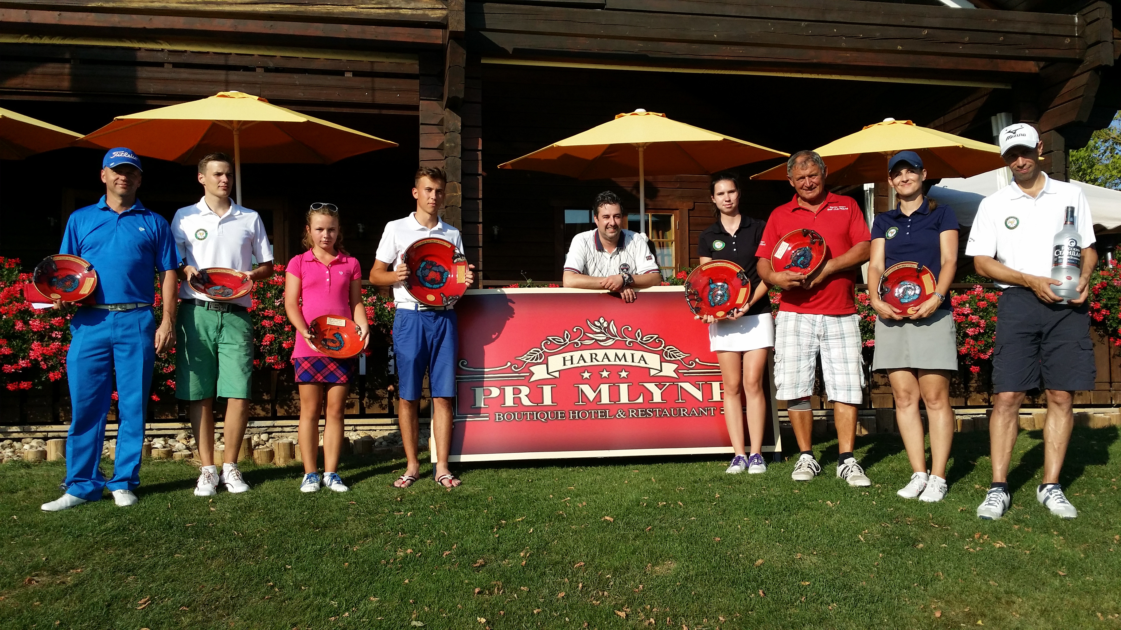 Promo of the new hotel and restaurant at a golf tournament in Austria