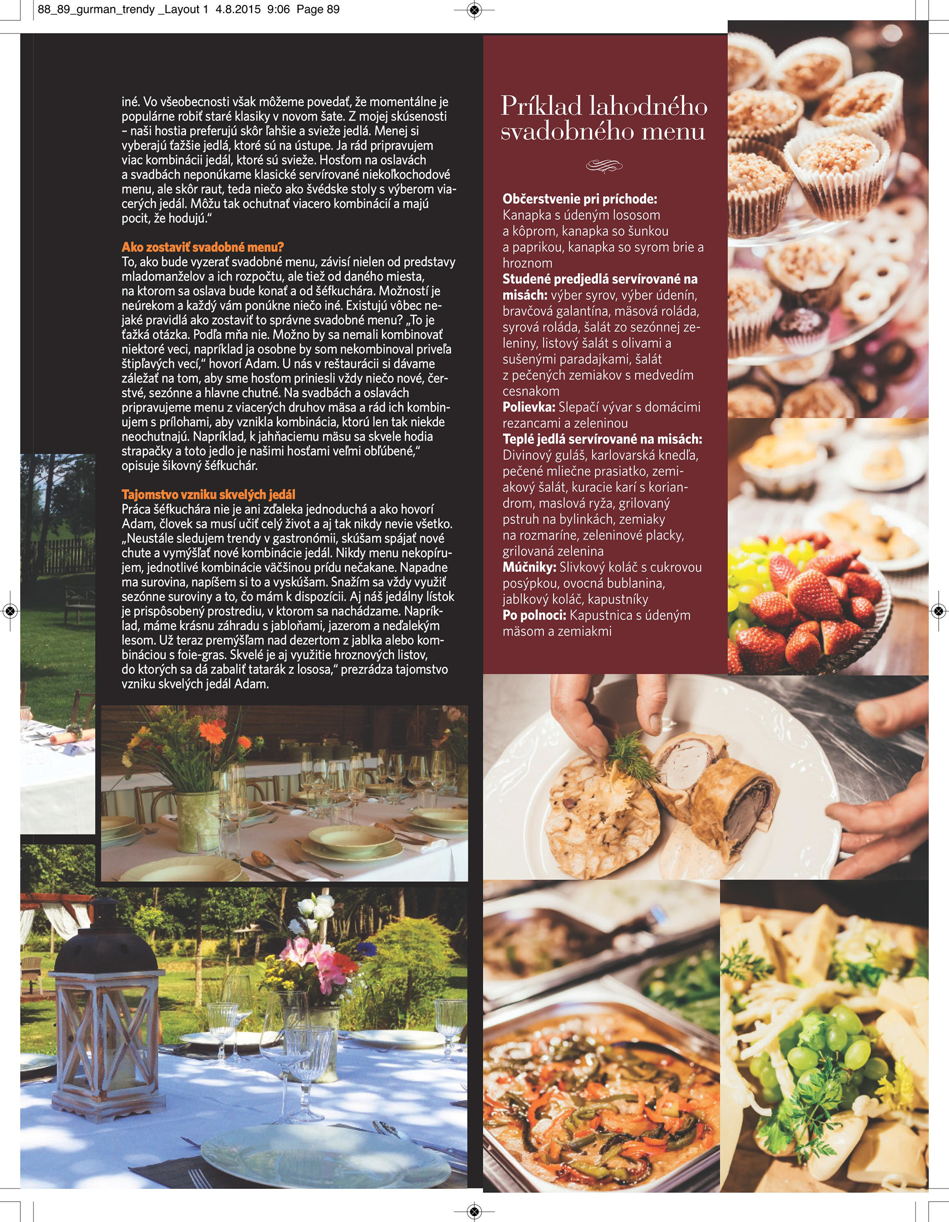 PR for the new wedding venue in the Wedding magazine