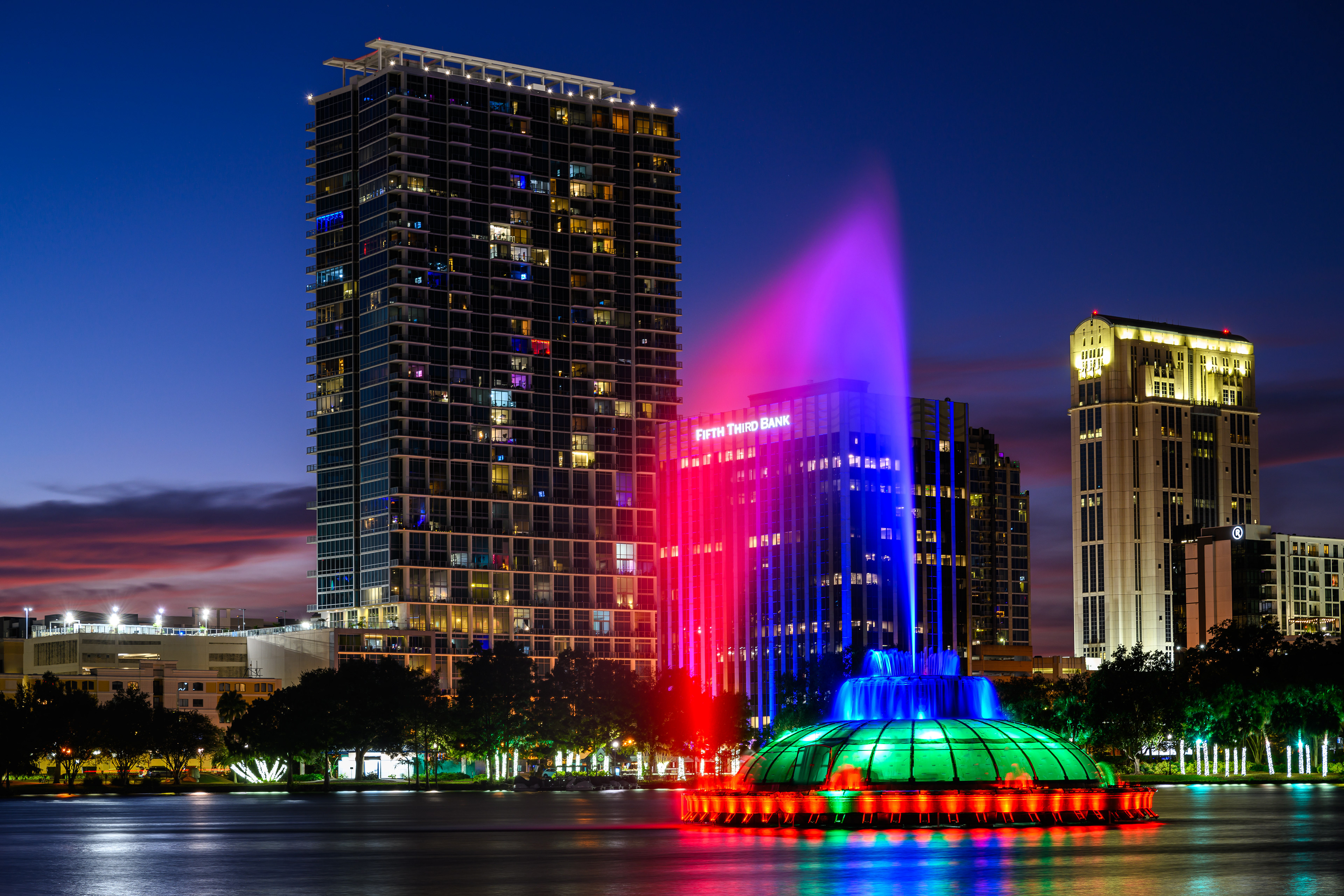 Fountain Full of Color. Orlando