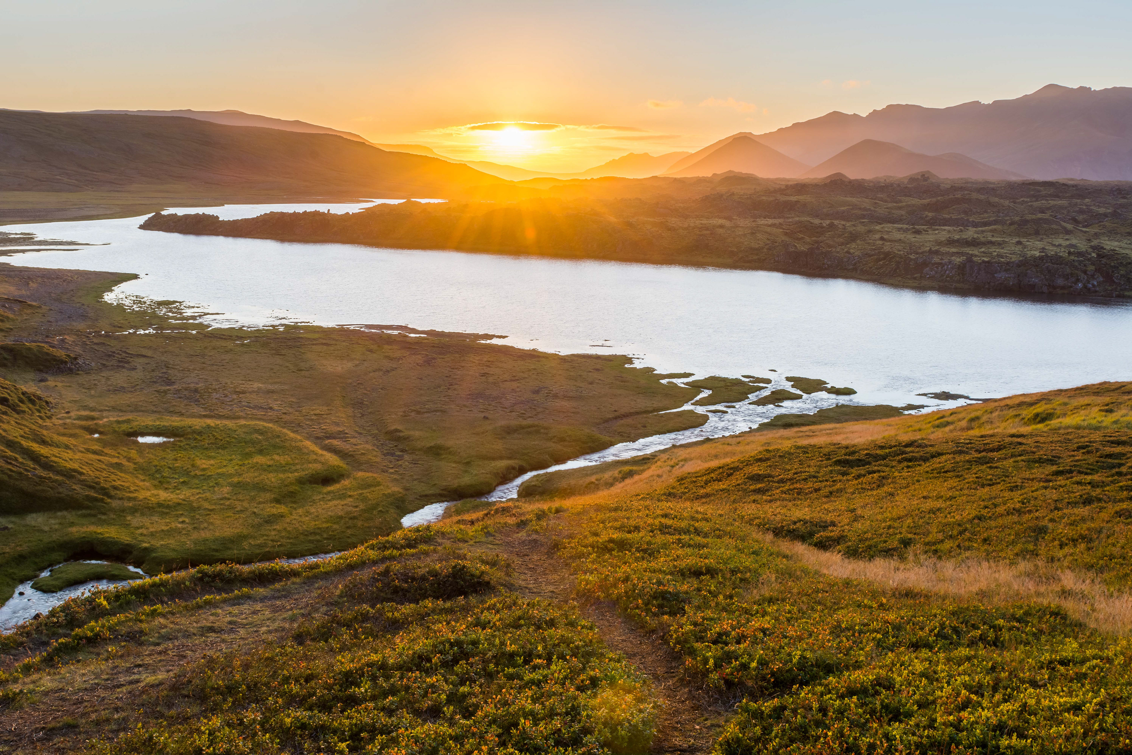 Icelandic Sunset. Snæfellsnes Peninsula, Iceland