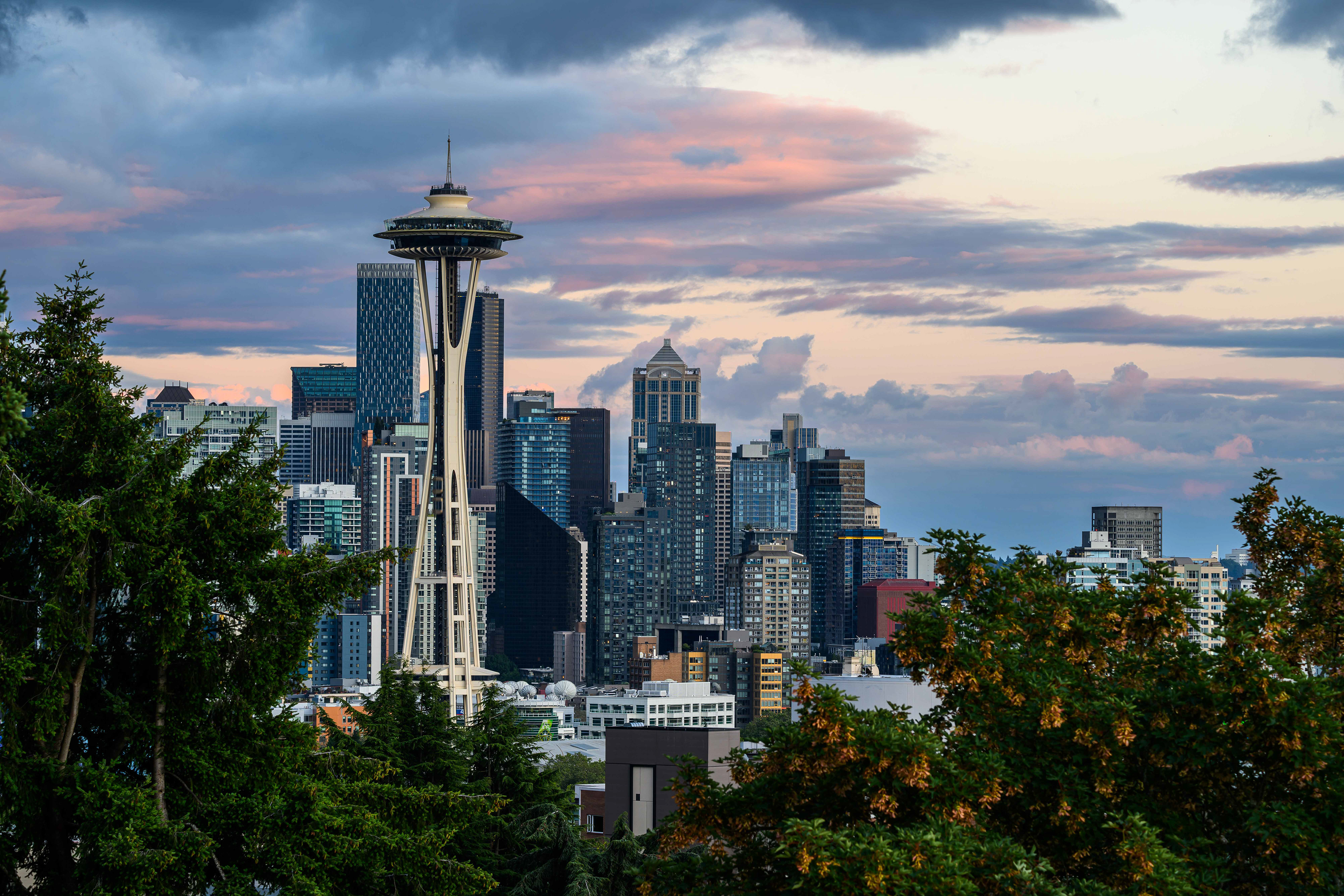 Seattle Sunset. Seattle, WA