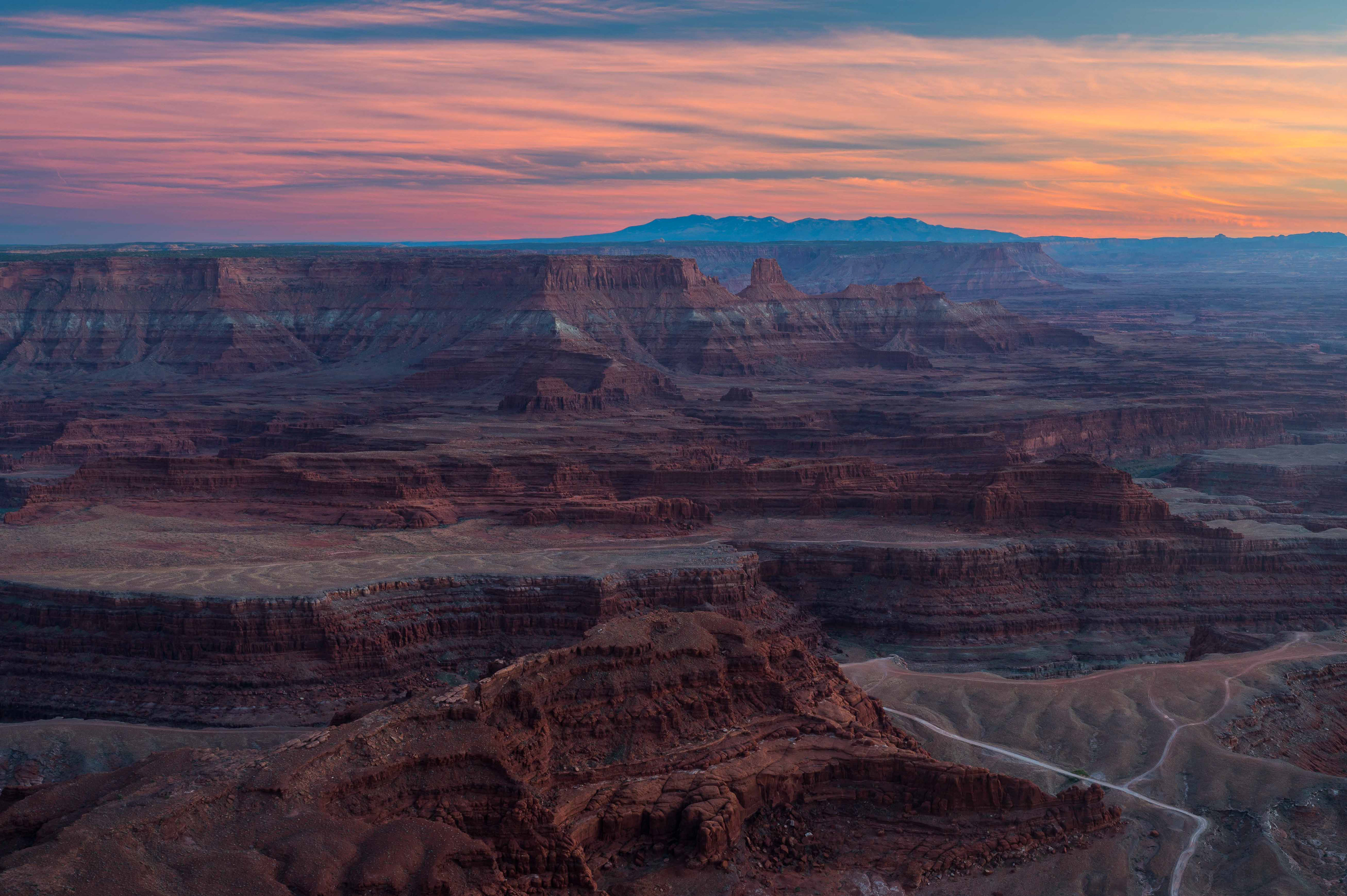 Sunrise over the Southwest. Moab, Utah