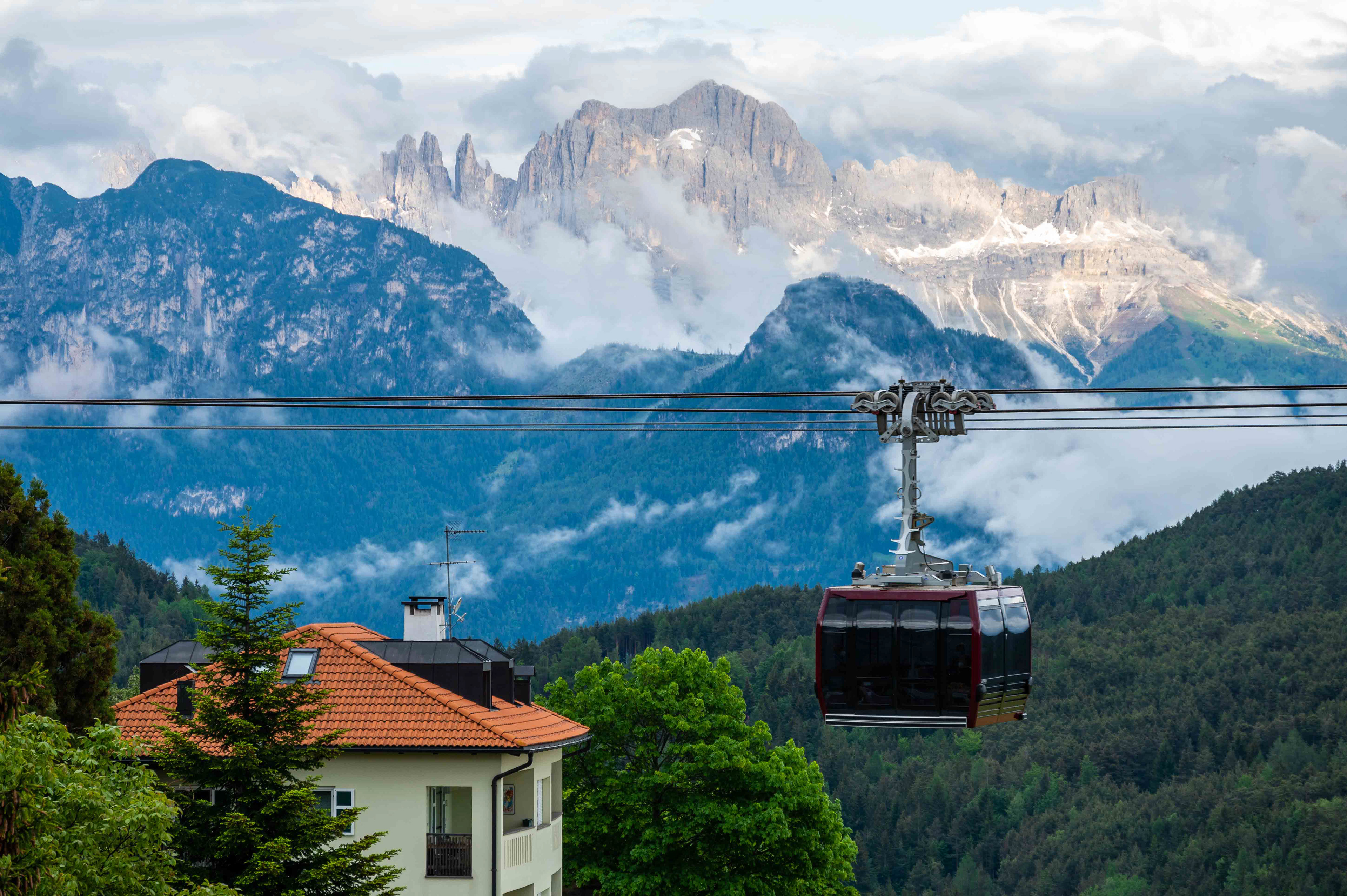 Dolomites Cable Car. Italy