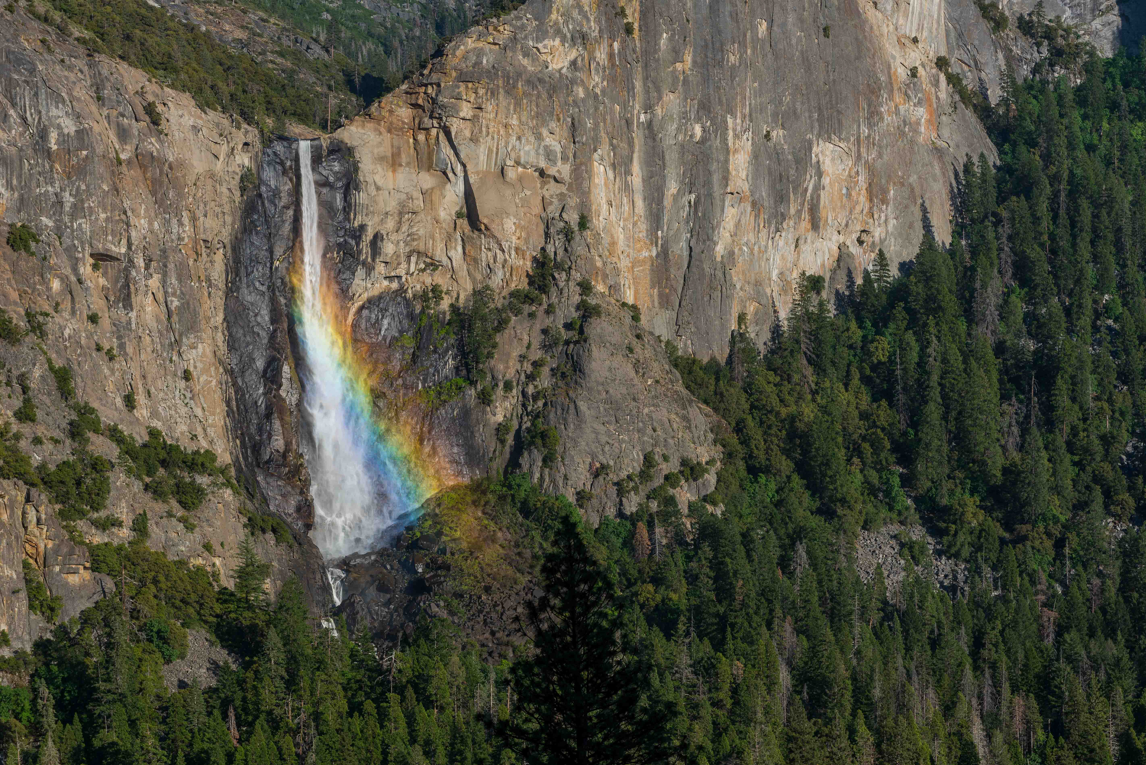 Bridalveil Rainbow. Yosemite National Park