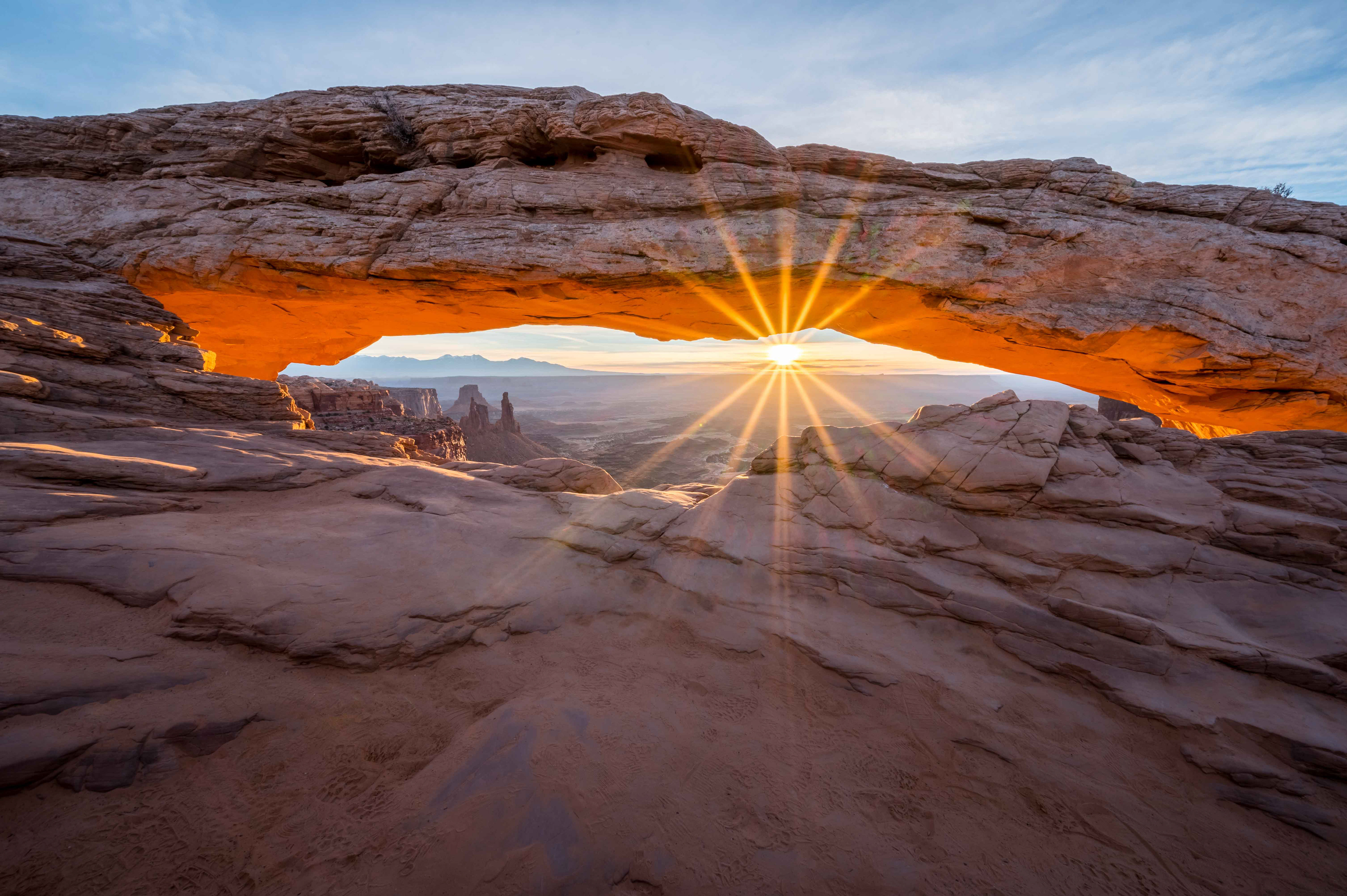 Sunrise at Mesa Arch. Canyonlands National Park
