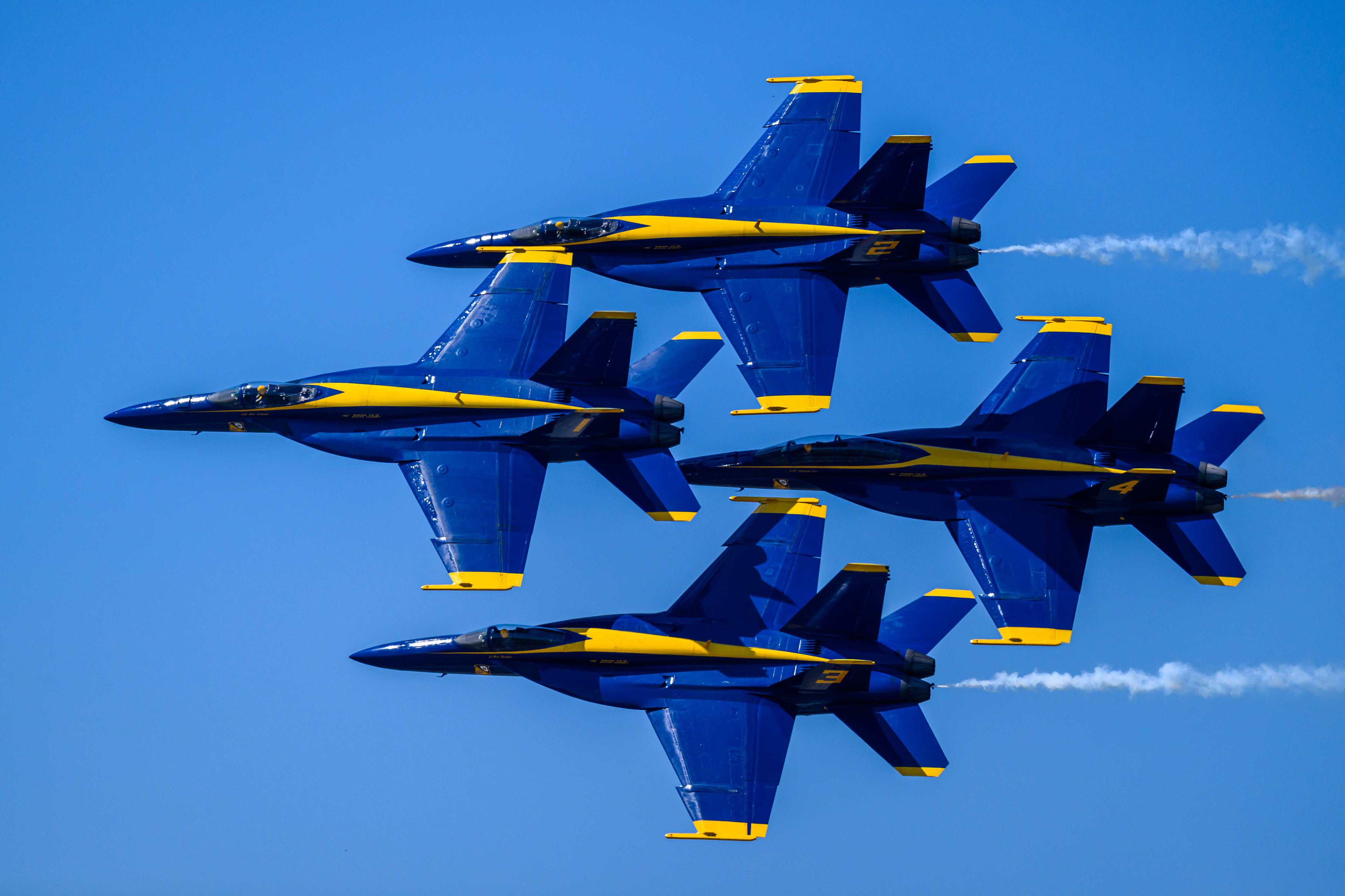 USN Blue Angels Diamond Formation