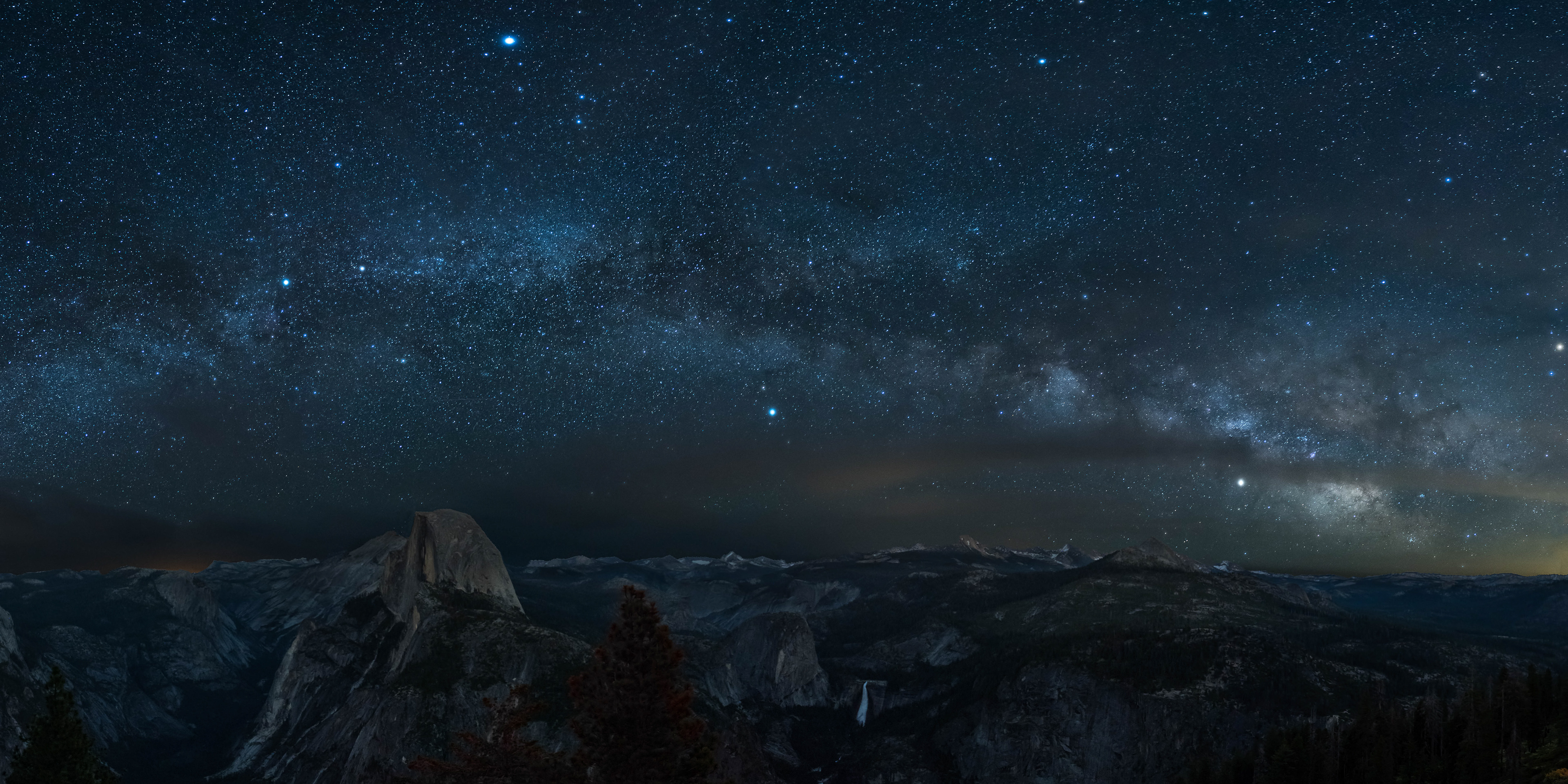 Glacier Point Milky Way. Yosemite National Park