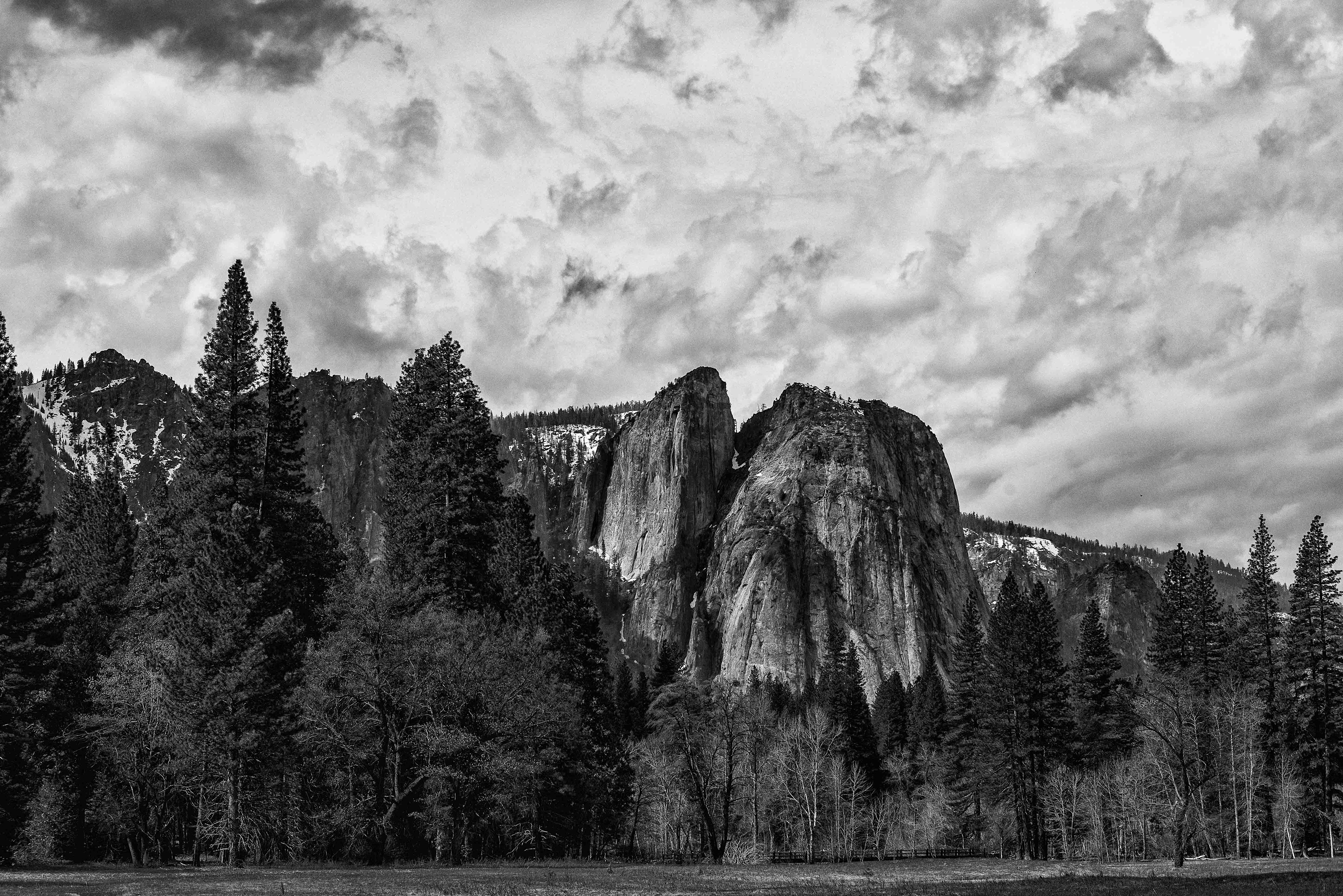 Cathedral Rocks. Yosemite National Park
