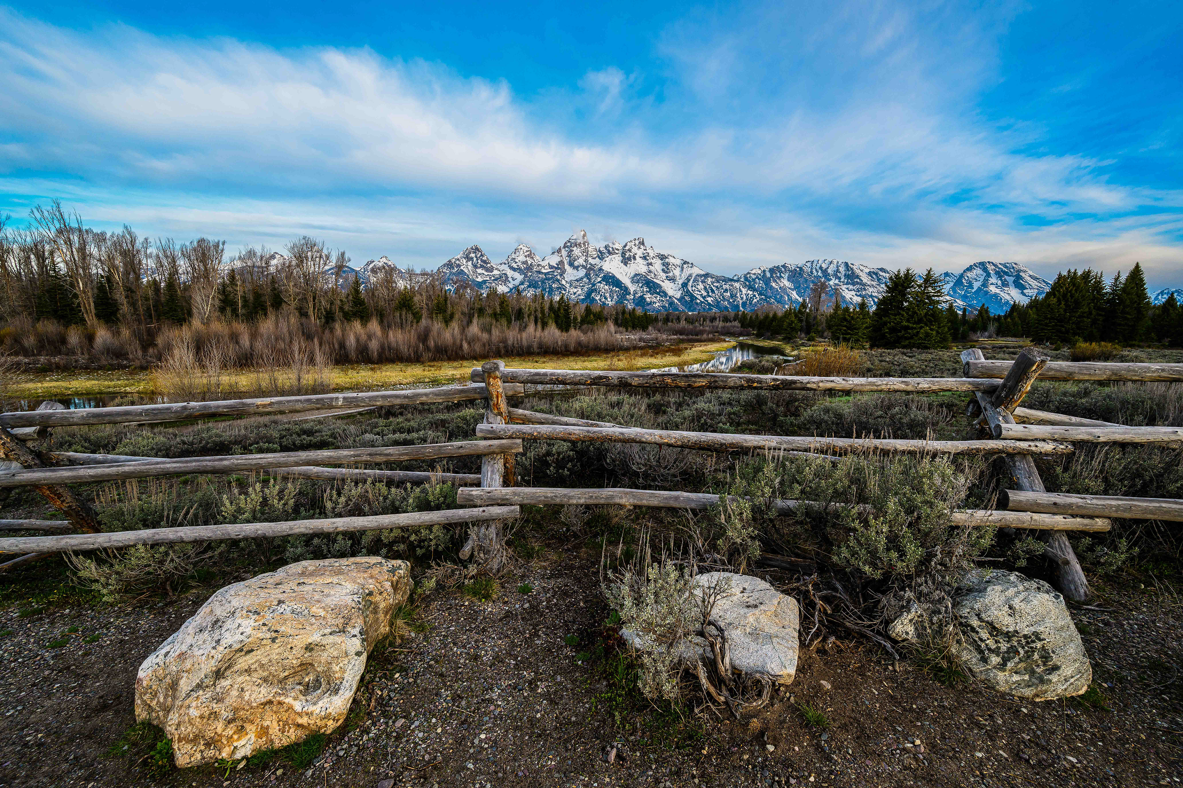 Schwabacher Landing. Grand Tetons National Park