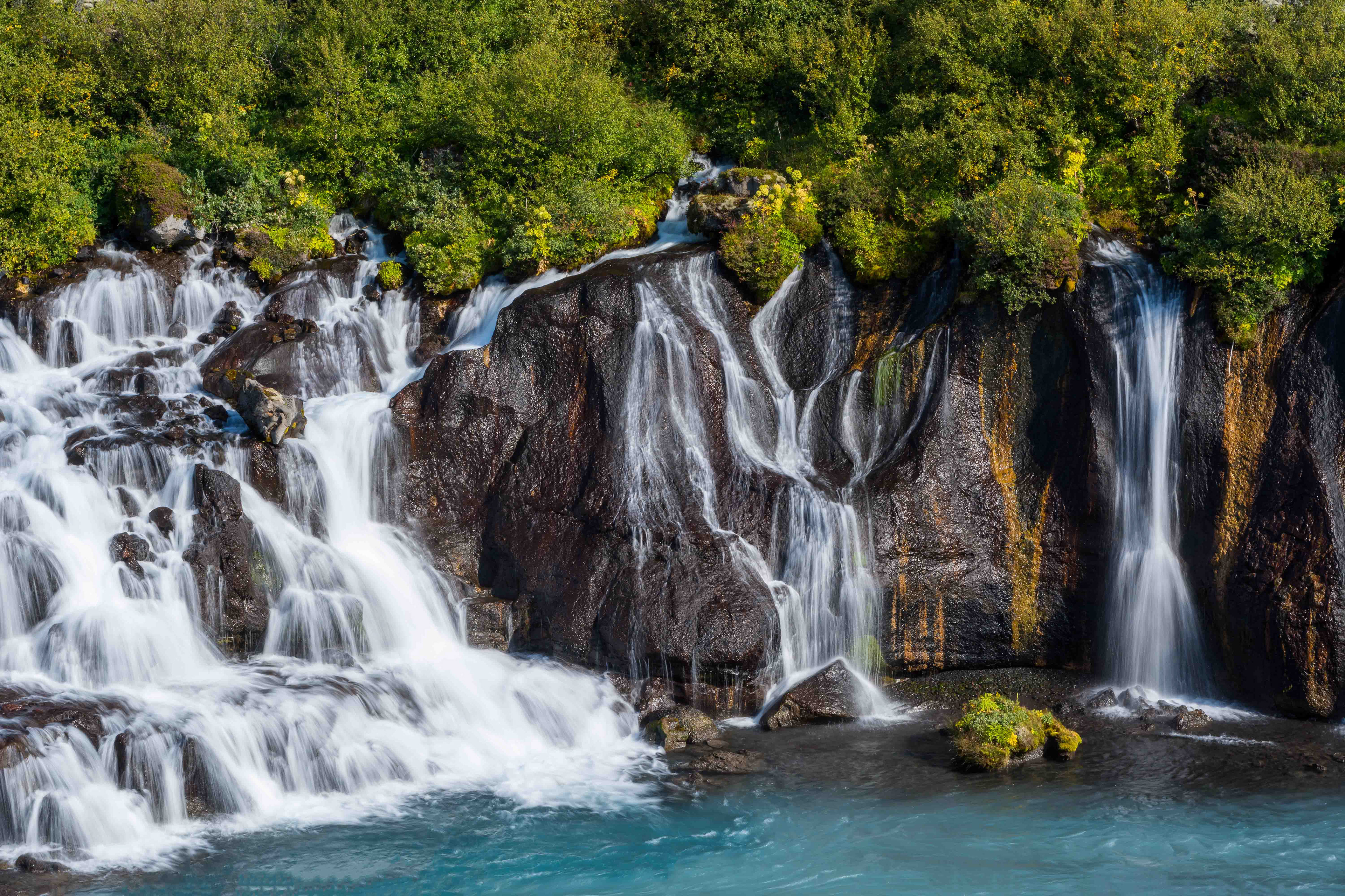 Hraunfossar. Iceland