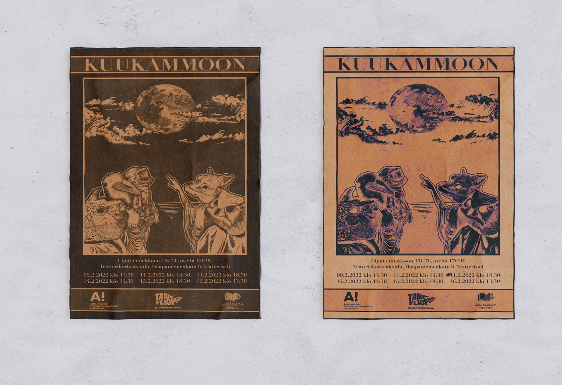 Kuukammoon, esitysjuliste 2022
