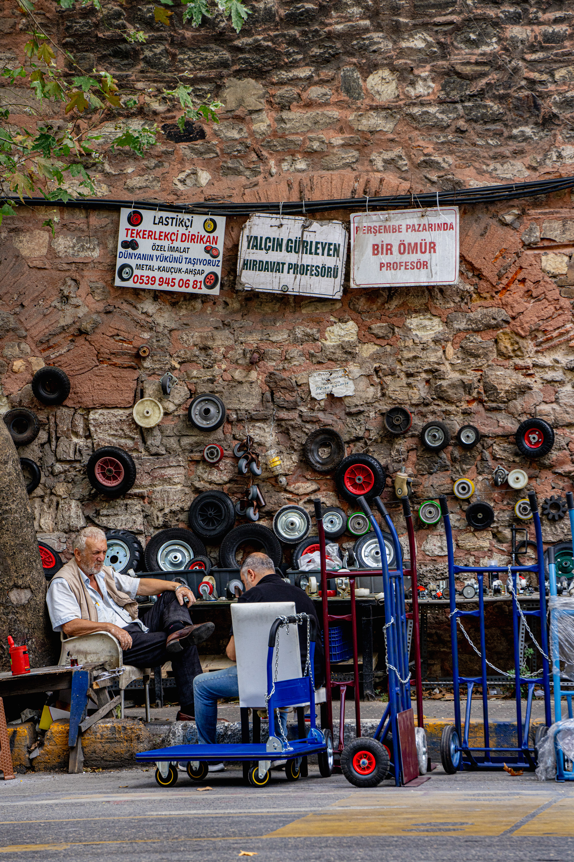 Souvenir shop filled with hanging decorations