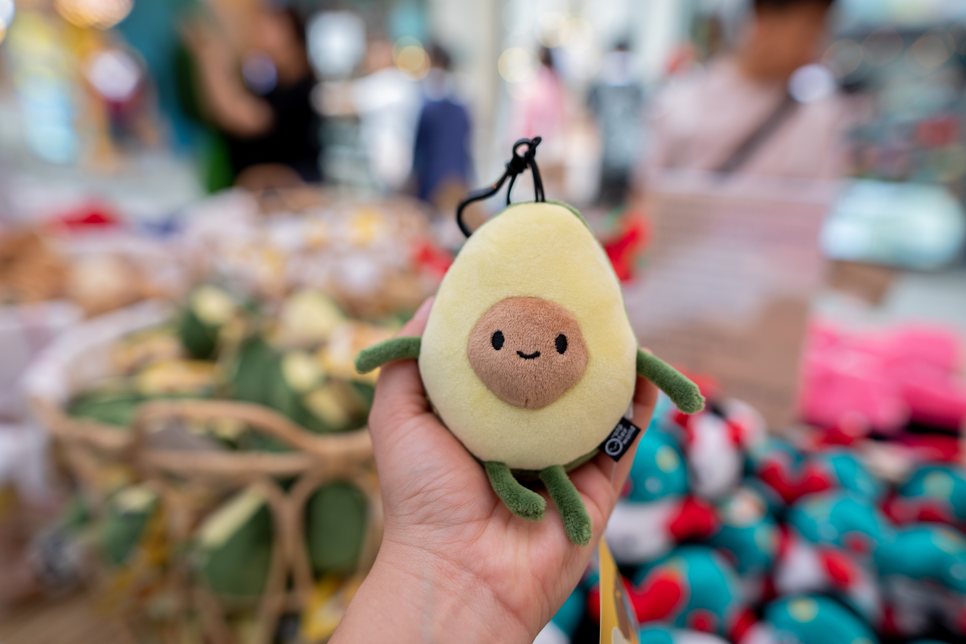 Small character souvenir held in a hand