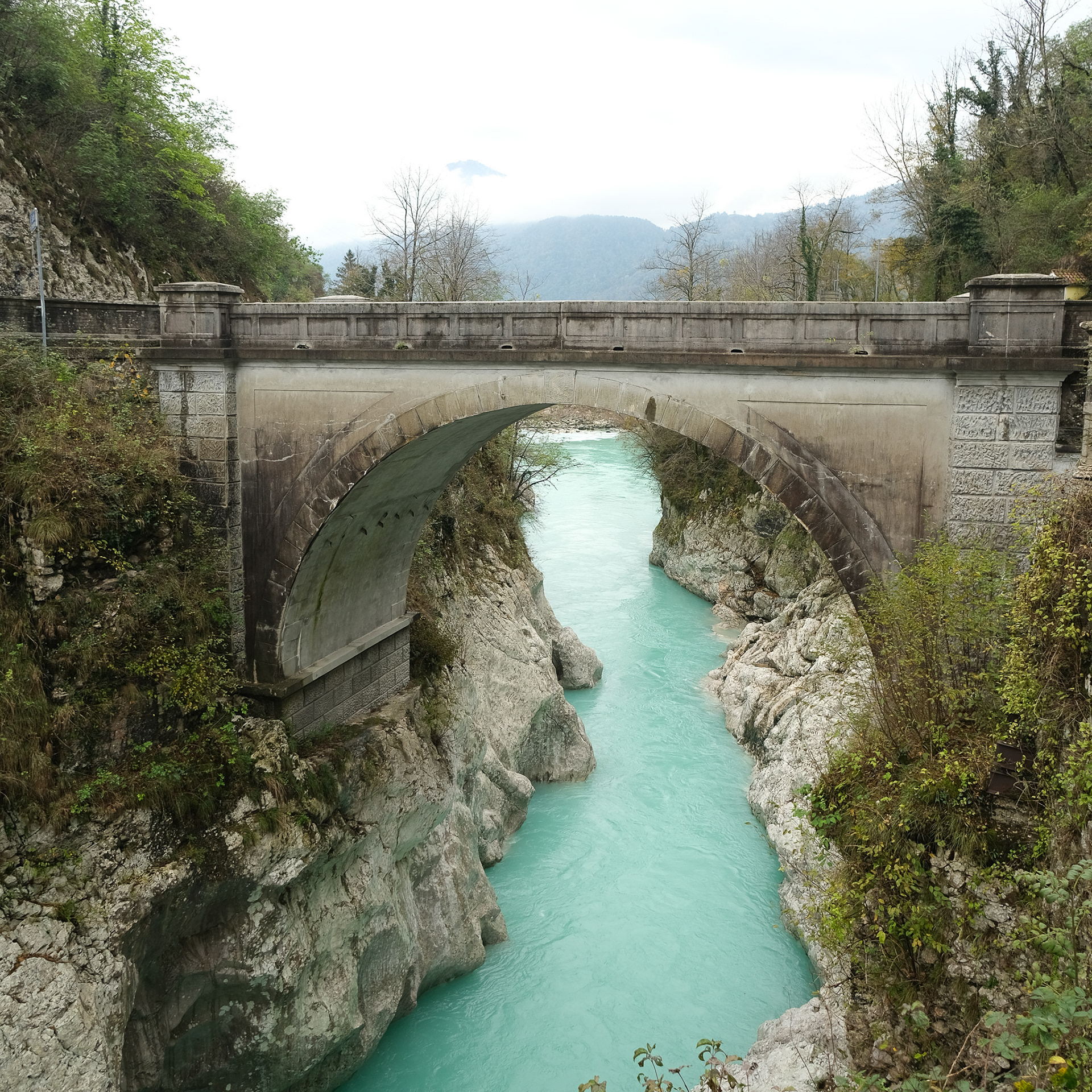 Napoleon's Bridge Kobarid, Slovenia,. 2024