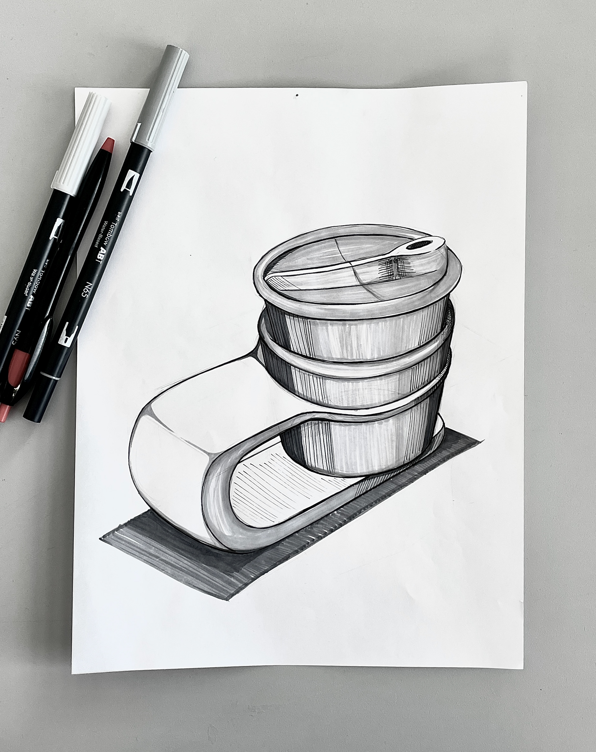 Cup & Cup Holder Sketch